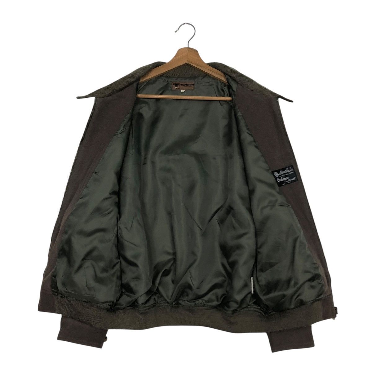 Vintage 🔥RICH BLACK VINTAGE BOMBER WOOL JACKET TENSON ISSEY MIYAKE Size US L / EU 52-54 / 3 - 15 Thumbnail