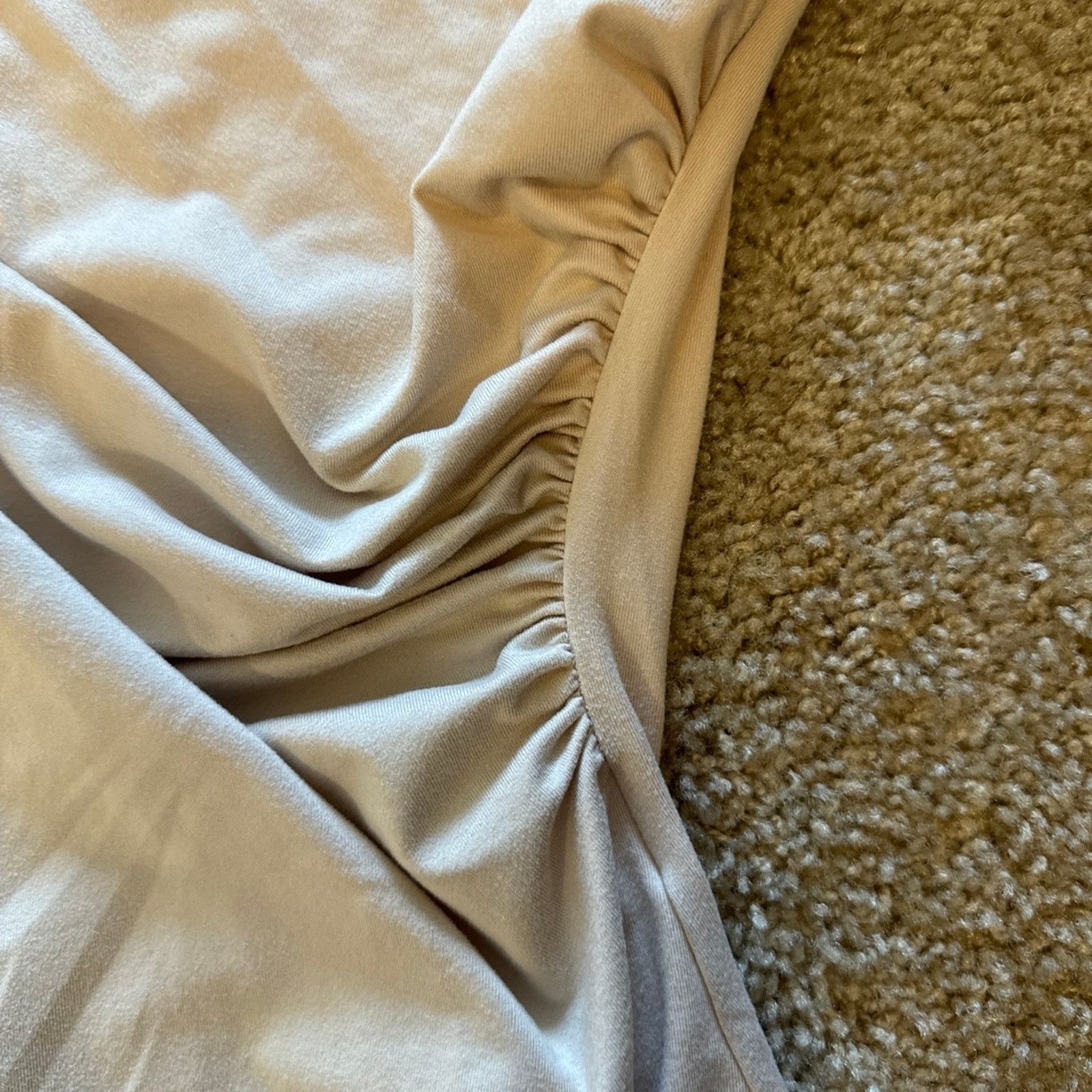 Shein SHEIN Body Suit with Ruched Side - Size XL - Tan - EUC Size XL / US 12-14 / IT 48-50 - 2 Thumbnail