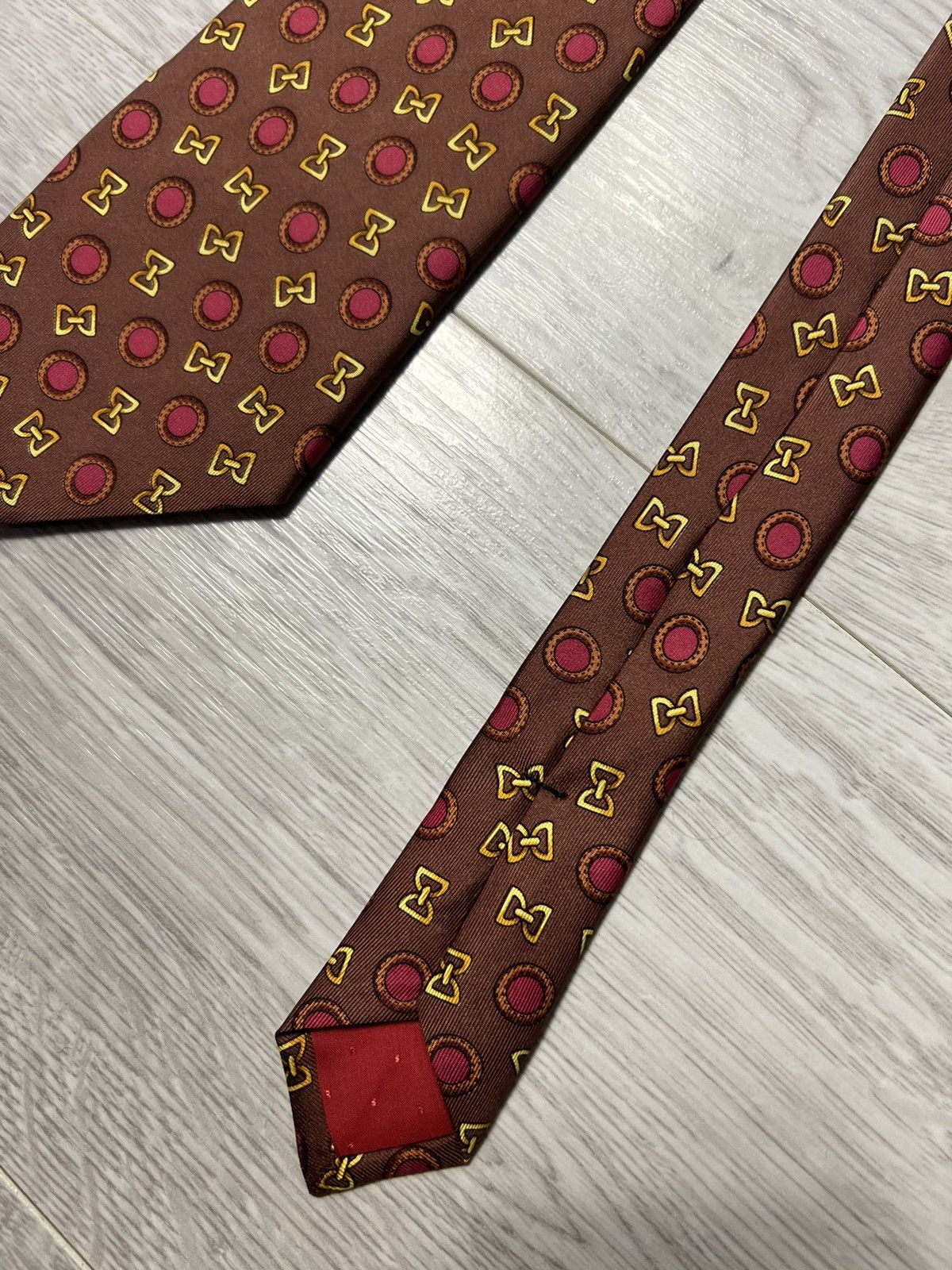 Celine Celine Paris Pure Silk All Over Printed Tie Size ONE SIZE - 3 Thumbnail