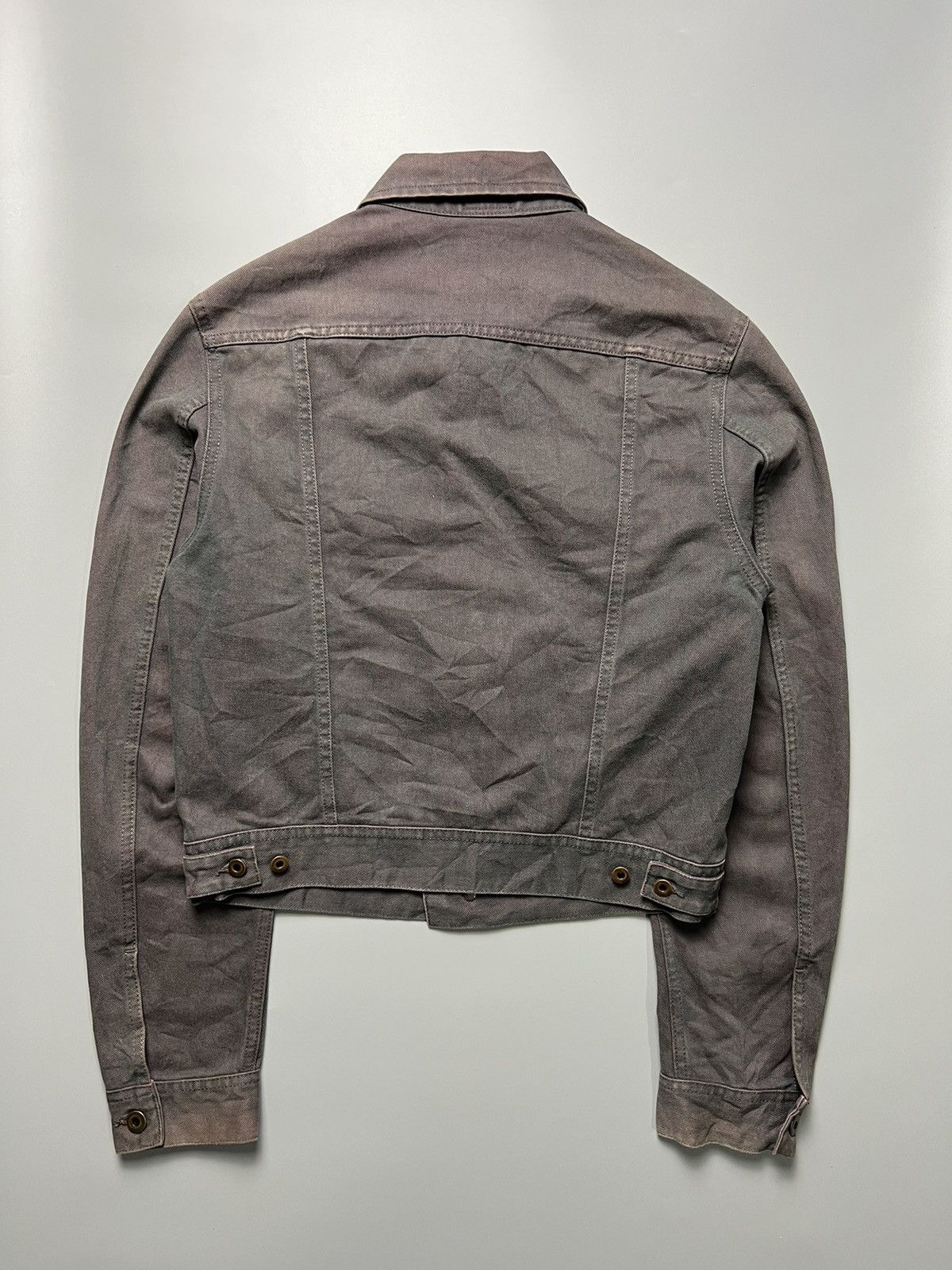 Miu Miu 2020's MiuMiu Iresdescent Burgundy Trucker Jackets Size S / US 4 / IT 40 - 9 Thumbnail