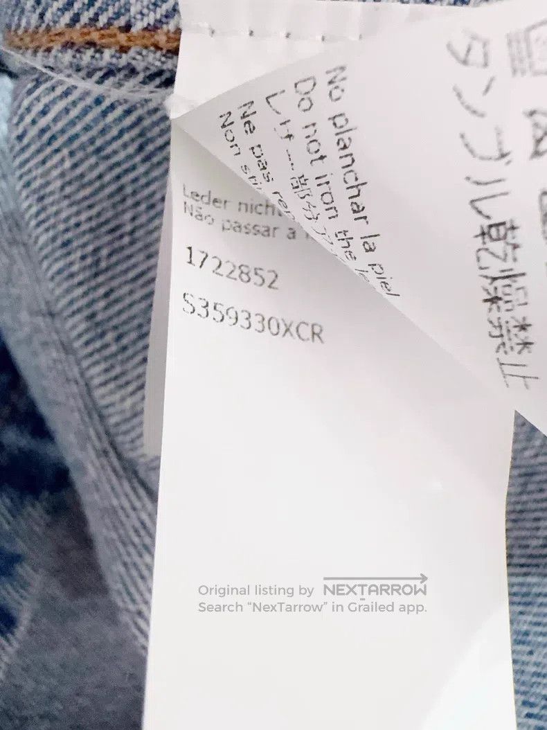 Loewe Leather Label Denim Jacket
