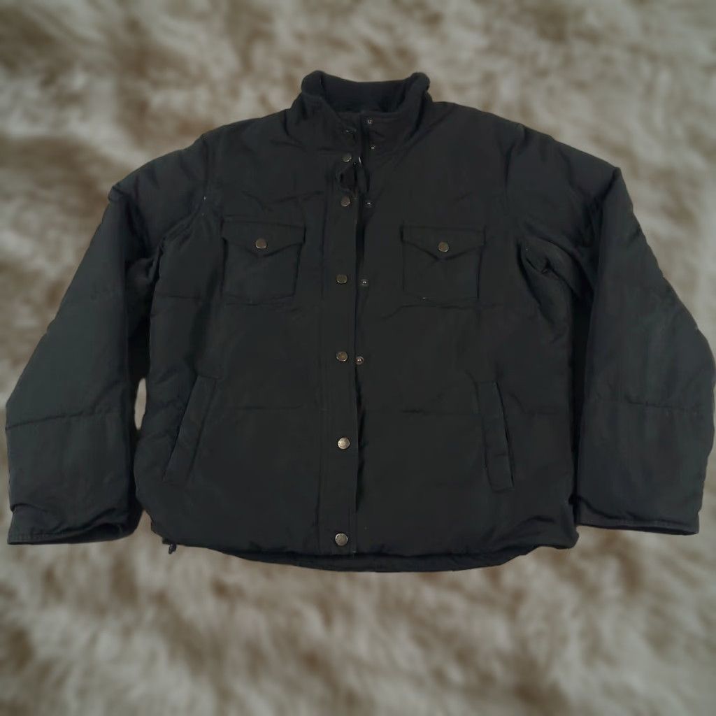 Ralph Lauren Ralph Lauren Puffer Jacket Womens Large Gray Full Zip Coat All Seasons Modern Sports Size L / US 10 / IT 46 - 1 Thumbnail