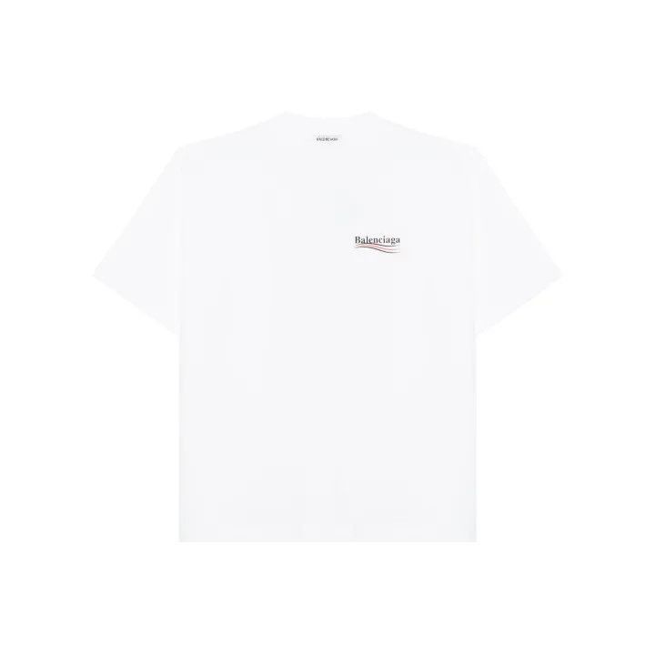 Balenciaga Balenciaga Political Campaign White Short Sleeve T-Shirt 00 Size XS / US 0-2 / IT 36-38 - 1 Thumbnail