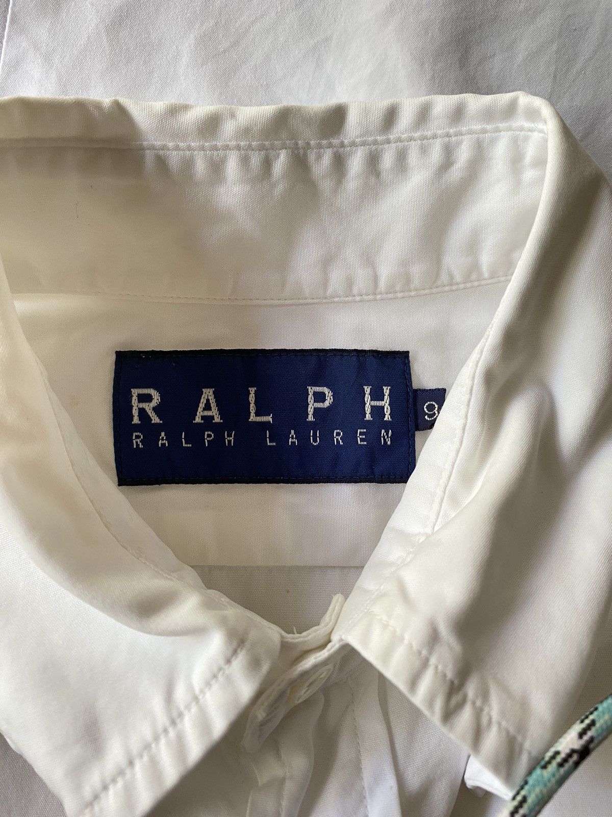 Polo Ralph Lauren POLO RALPH LAUREN White Short-Sleeve Button-Up Shirt Size M / US 6-8 / IT 42-44 - 5 Thumbnail