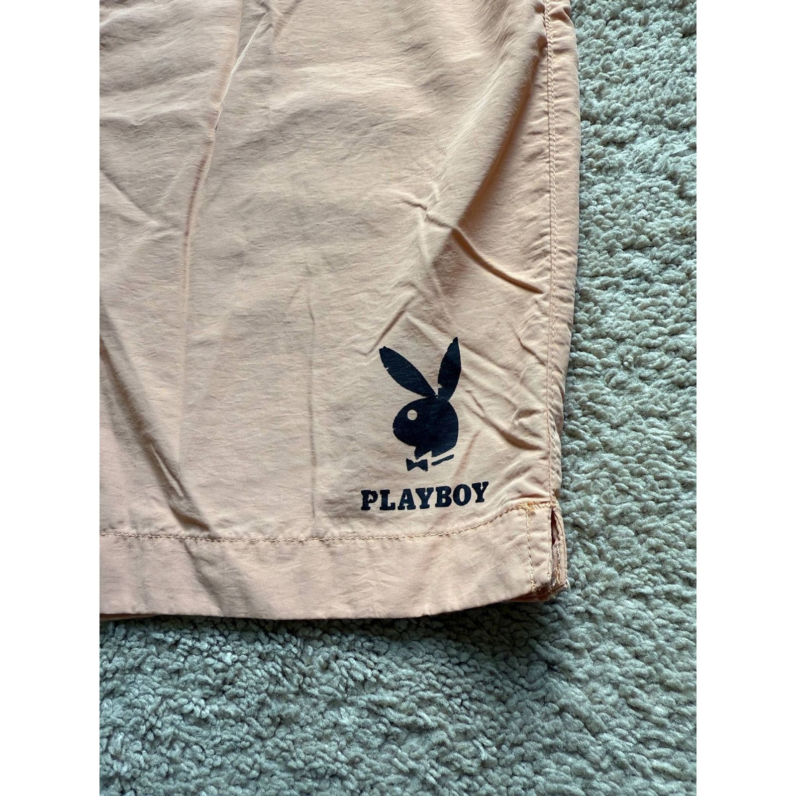 Pacsun PLAYBOY By Pacsun Drawstring Casual Short Peach Mens L Size US 38 / EU 54 - 4 Thumbnail