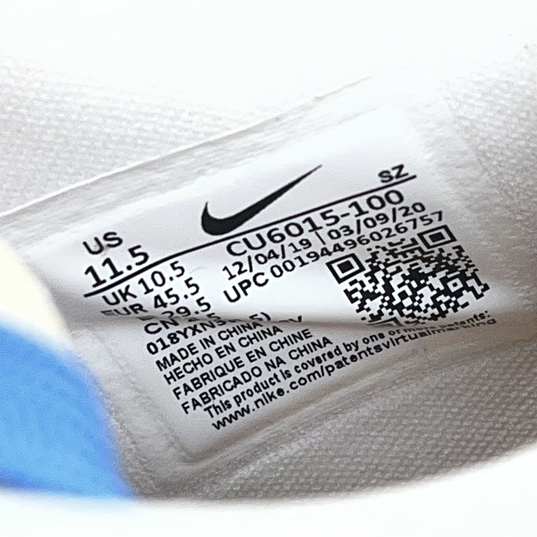 Nike × Off-White Nike Air Rubber Dunk Off-White UNC Size US 11.5 / EU 44-45 - 7 Thumbnail