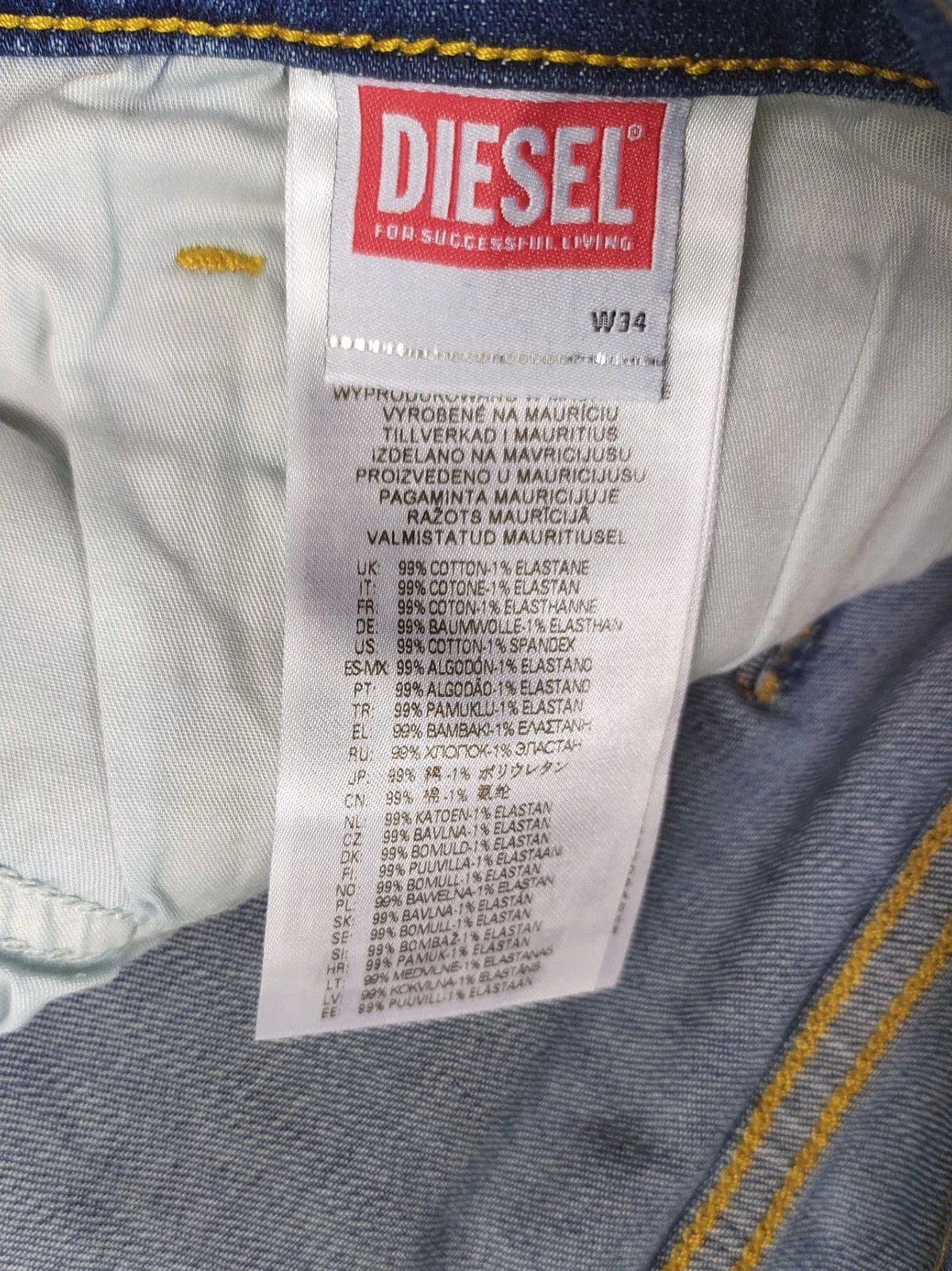 Diesel Diesel D-LUSTER L.32 MENS JEANS T/9955 Size US 34 / EU 50 - 8 Thumbnail