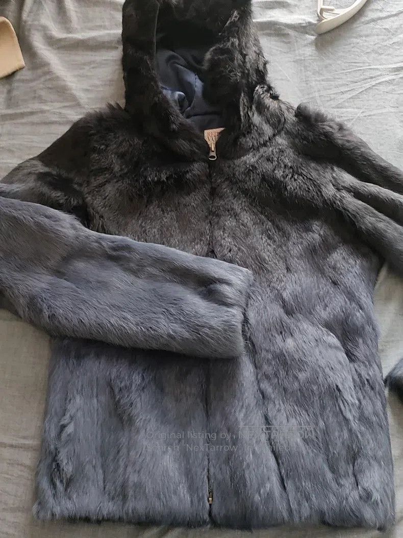 Valentino Valentino Rabbit fur coat Size S / US 4 / IT 40 - 1 Thumbnail