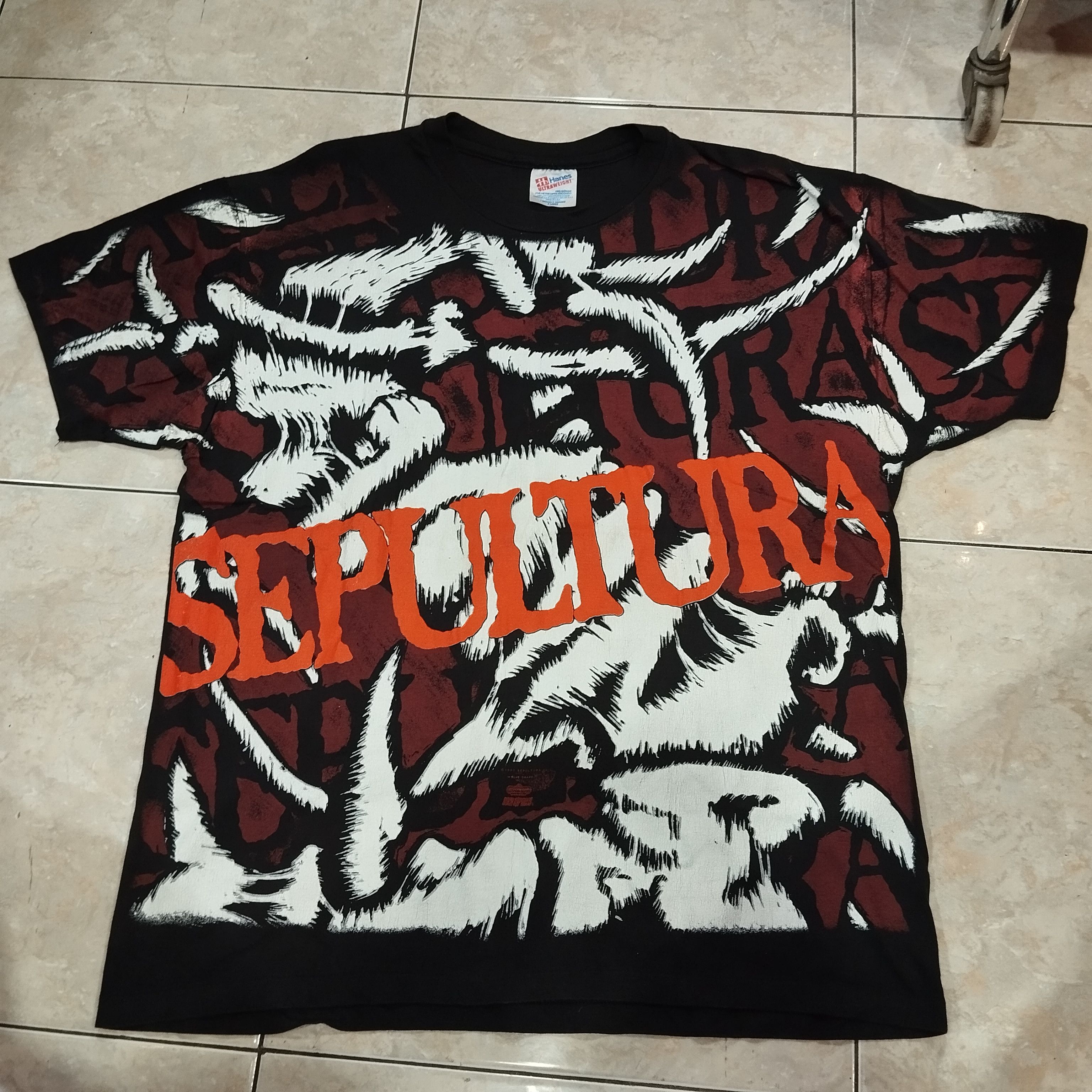 Band Tees × Vintage Sepultura Size US XL / EU 56 / 4 - 1 Thumbnail