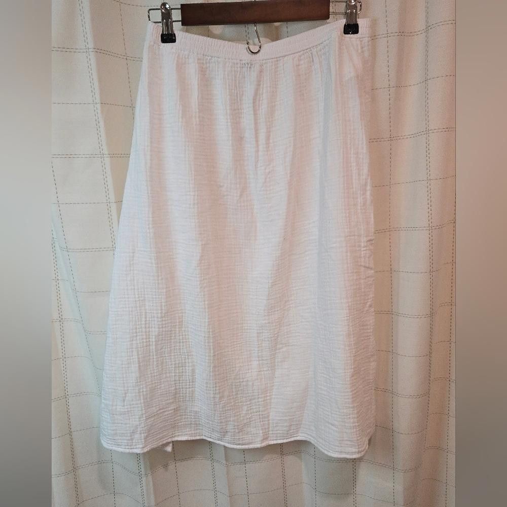 J.Crew J Crew Gauze Pull On Skirt Size 28" / US 6 / IT 42 - 6 Thumbnail