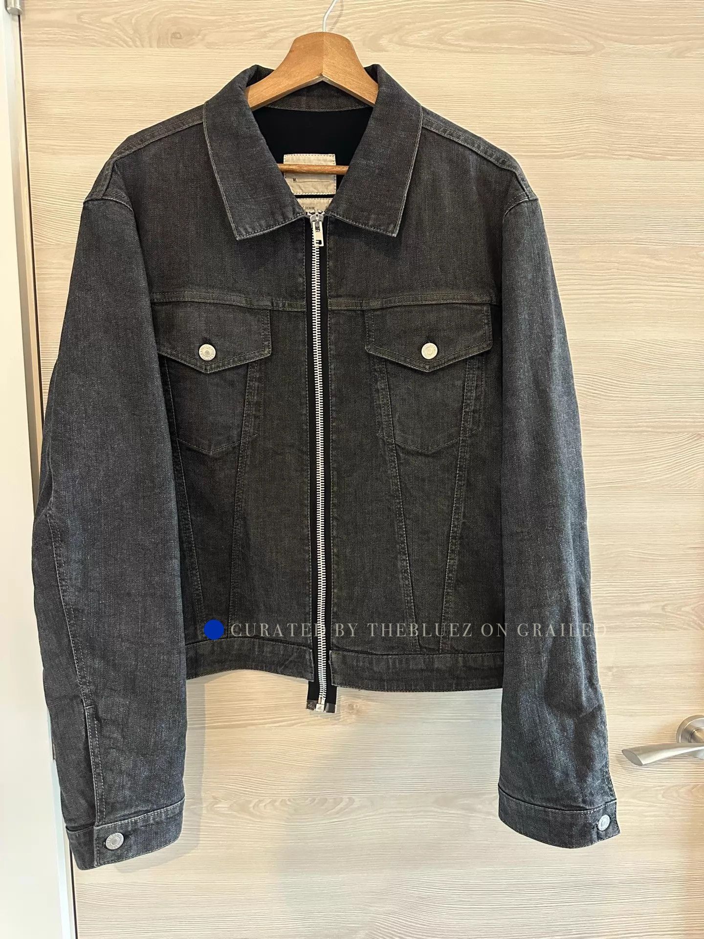 Helmut Lang Vintage Helmut Lang Black Denim Jacket | Grailed