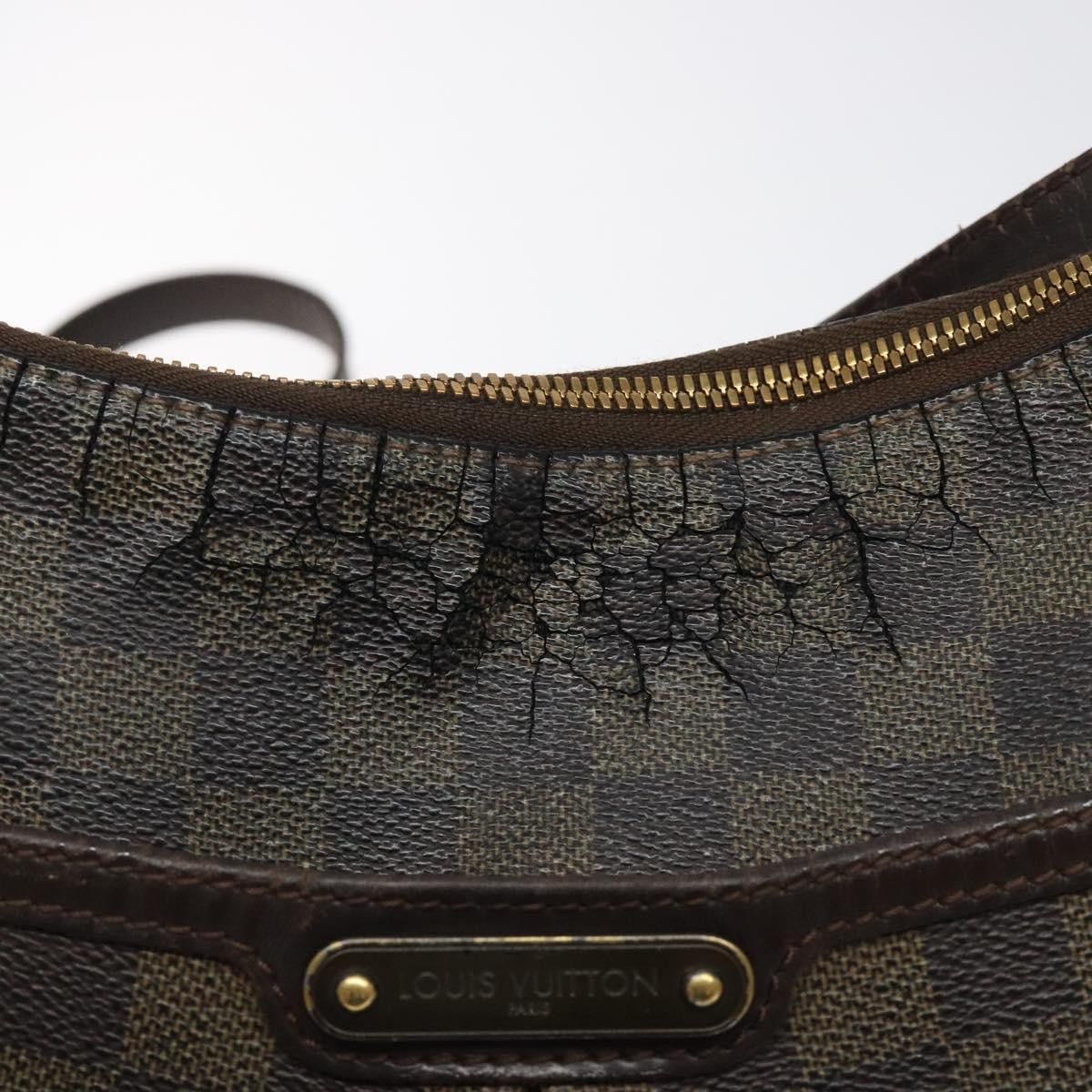 Louis Vuitton LOUIS VUITTON Damier Ebene Bloomsbury PM Shoulder Bag N42251 Size ONE SIZE - 14 Thumbnail