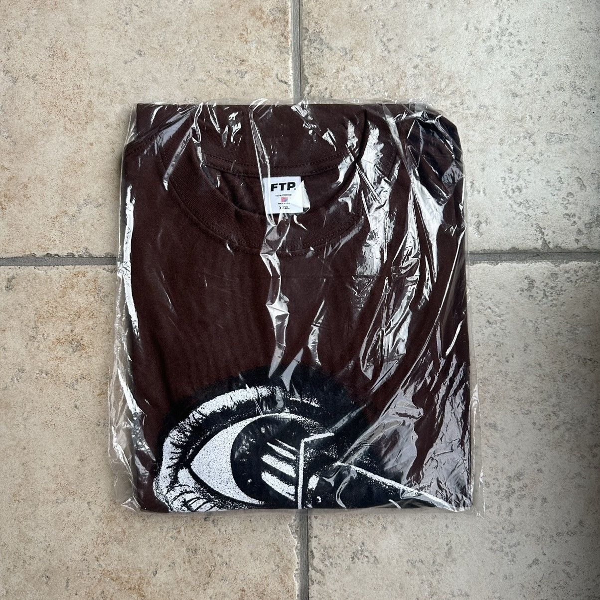 Fuck The Population Size 3XL FTP Pupil Tee (Brown) Size US XXL / EU 58 / 5 - 1 Thumbnail