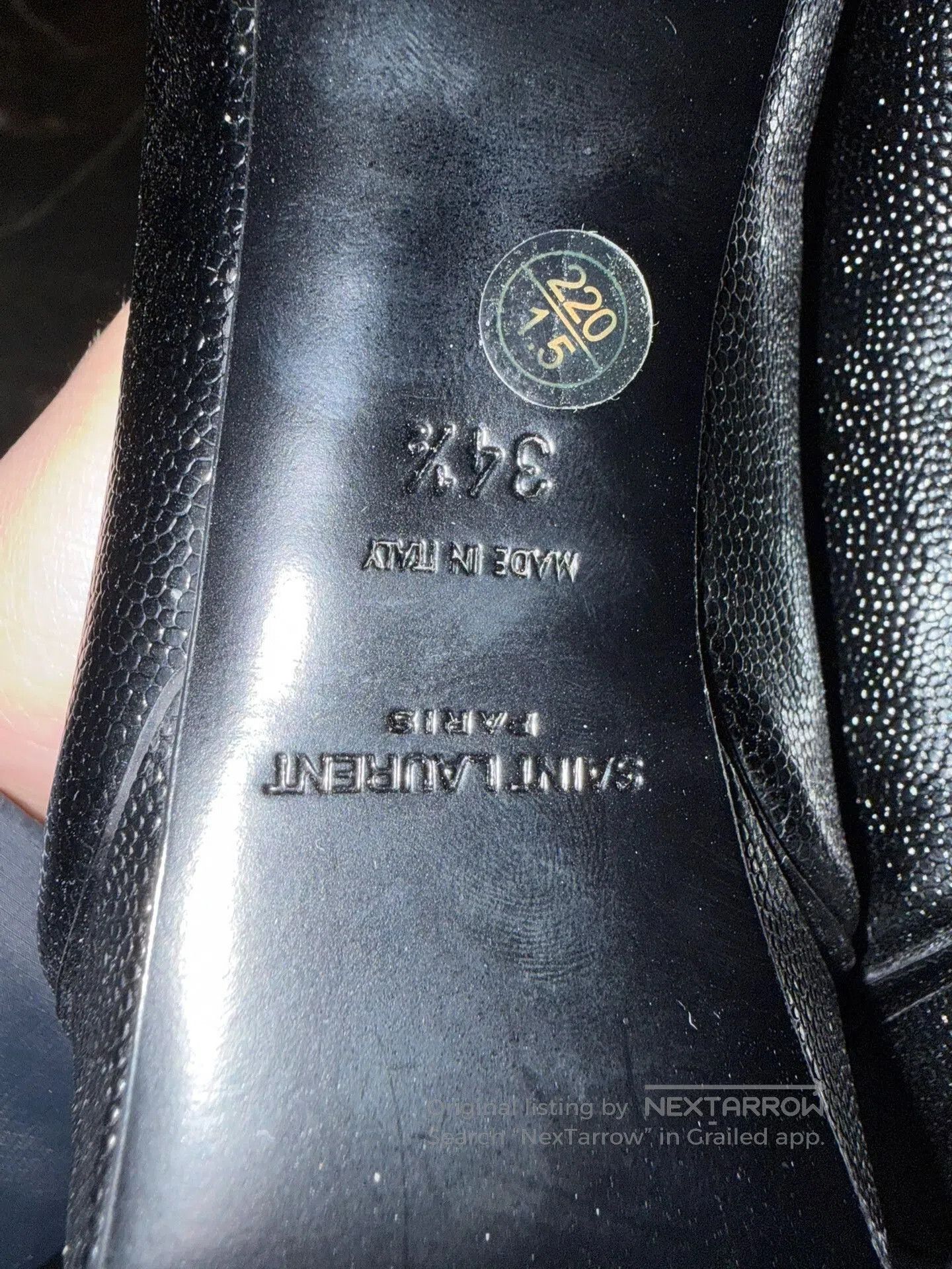 Saint Laurent Paris SAINT LAURENT Black High Heels. Size US 4.5 / IT 34.5 - 6 Thumbnail