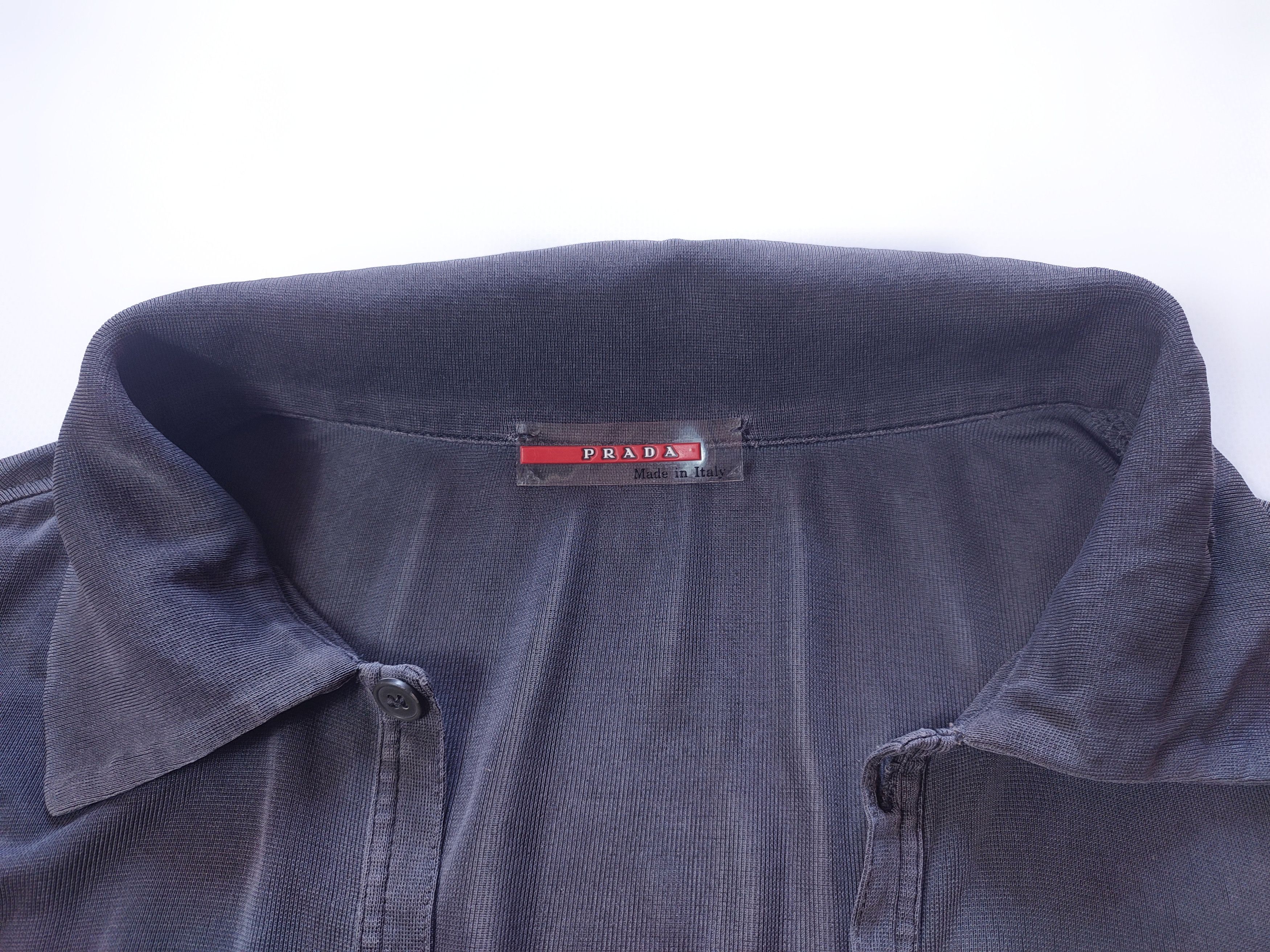 Prada Prada Sport Vintage Silk Dress Polo Shirt Size S / US 4 / IT 40 - 6 Thumbnail