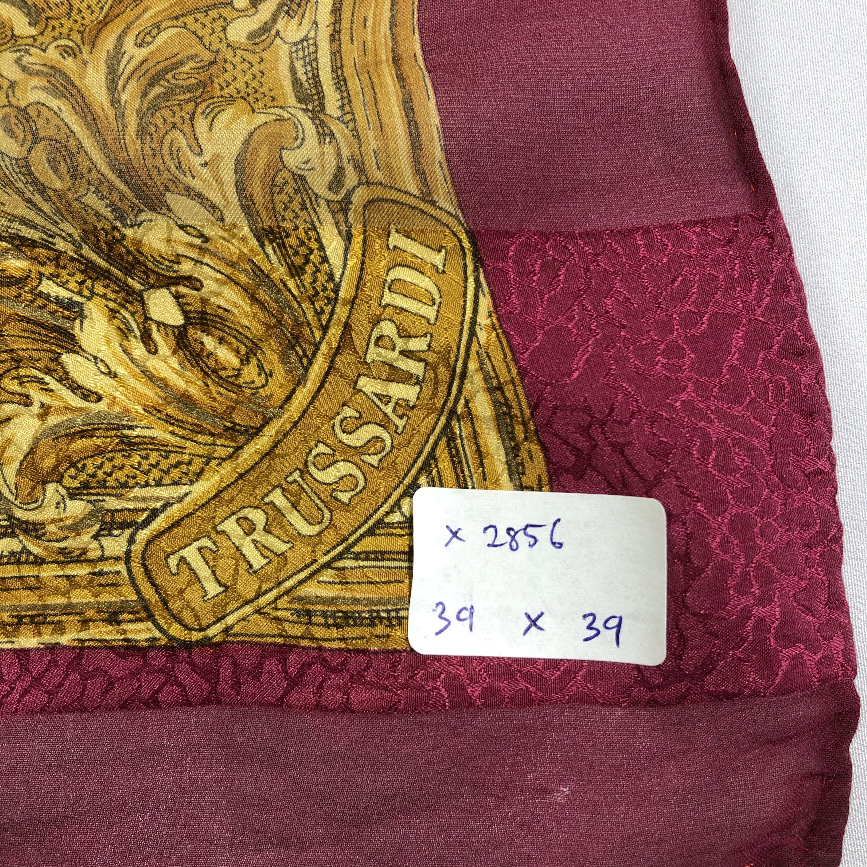 Trussardi × Vintage Vintage Trussardi Silk Scarf Size ONE SIZE - 6 Thumbnail