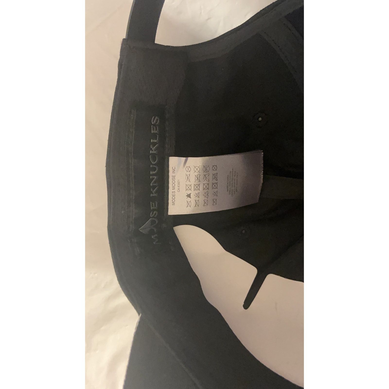 Moose Knuckles Moose Knuckles Hollow Logo Cap BLACK / 100% Cotton - OS NWT Size ONE SIZE - 17 Thumbnail