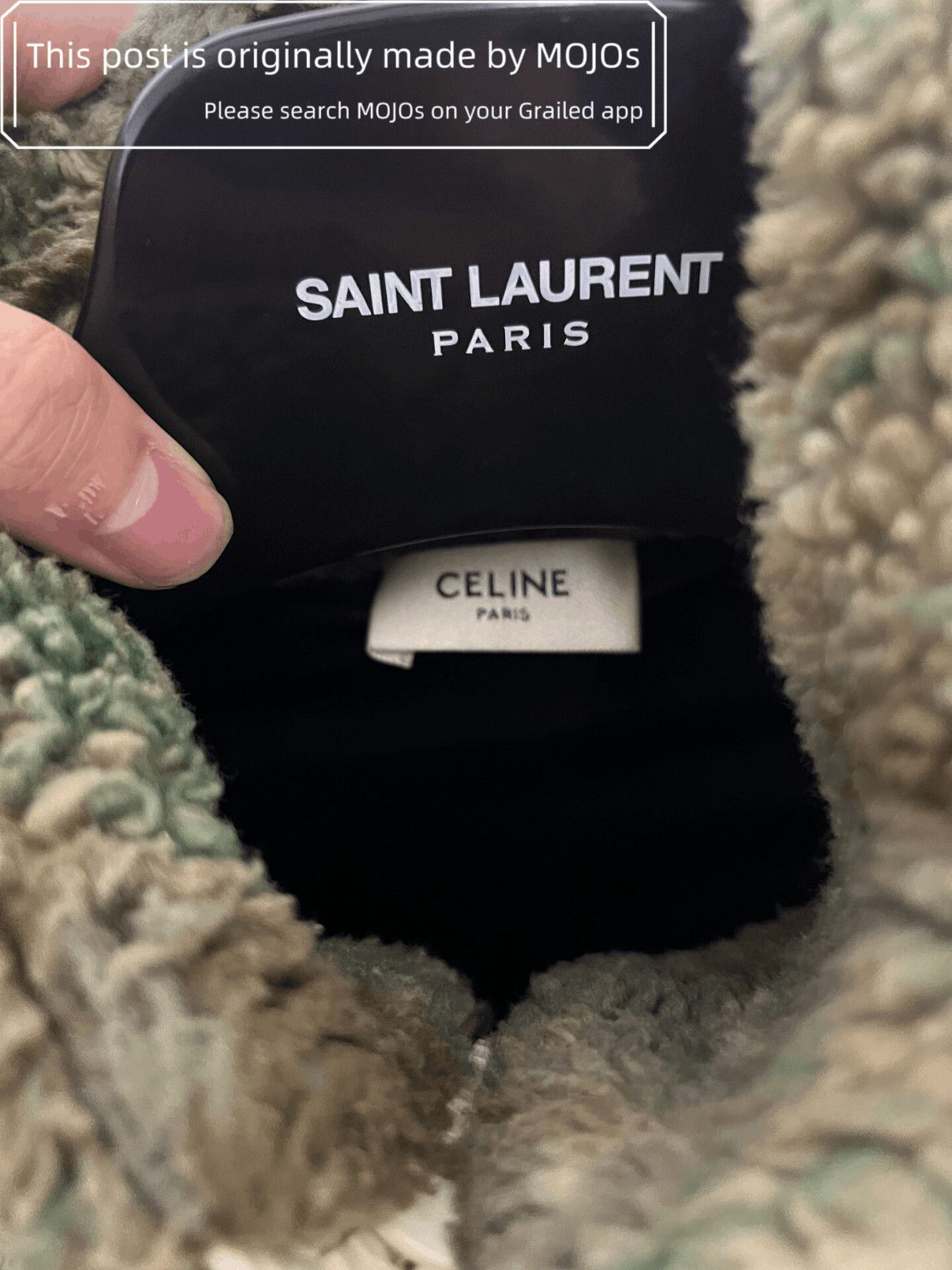 Celine Sz M Celine 23SS Camo Fleece Jacket mojos5571 Size US M / EU 48-50 / 2 - 2 Thumbnail