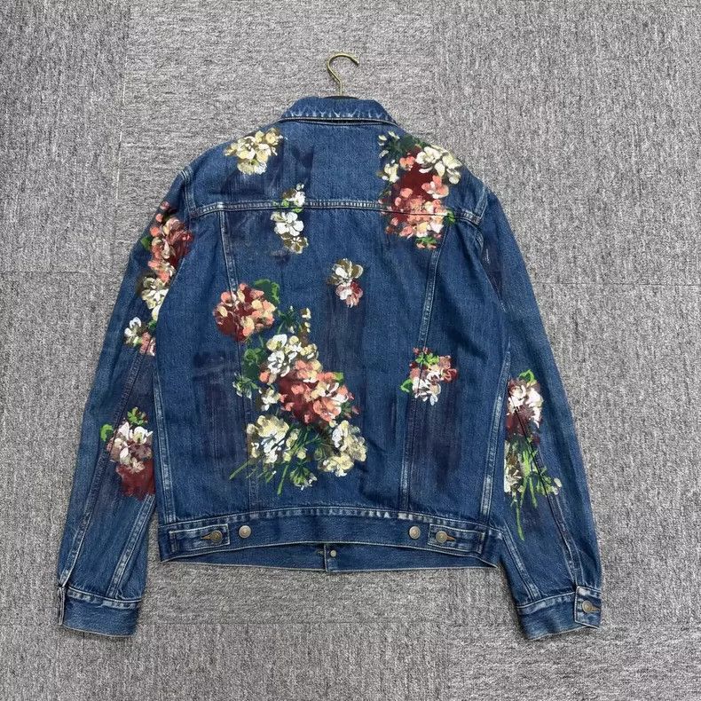 Gucci Gucci Floral graffiti denim jacket 2505-Nextarrow Size US L / EU 52-54 / 3 - 2 Thumbnail