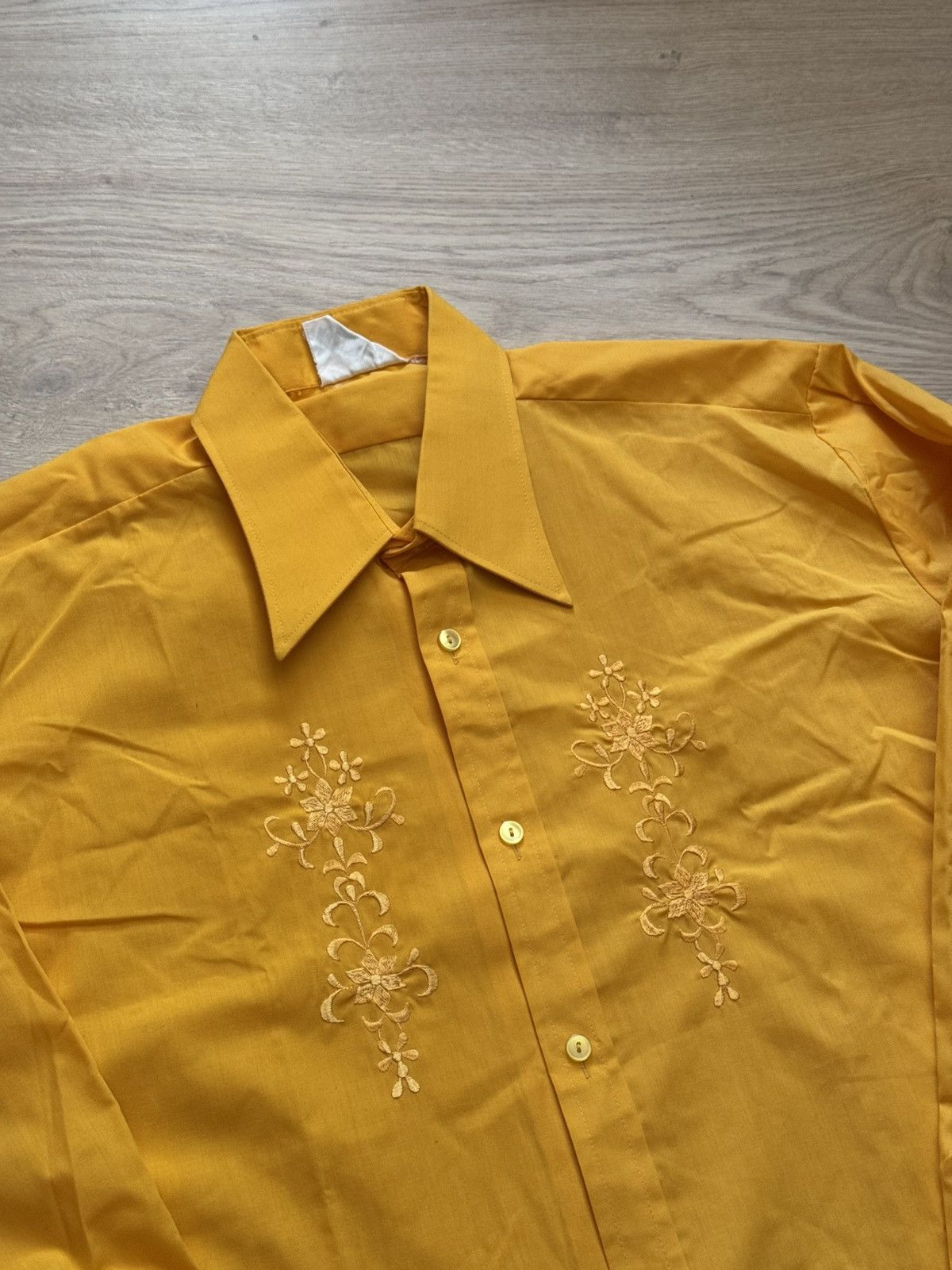 K-Swiss Vintage 70-80’s Swiss Design Cowboy Yellow Shirt Size US XL / EU 56 / 4 - 2 Thumbnail
