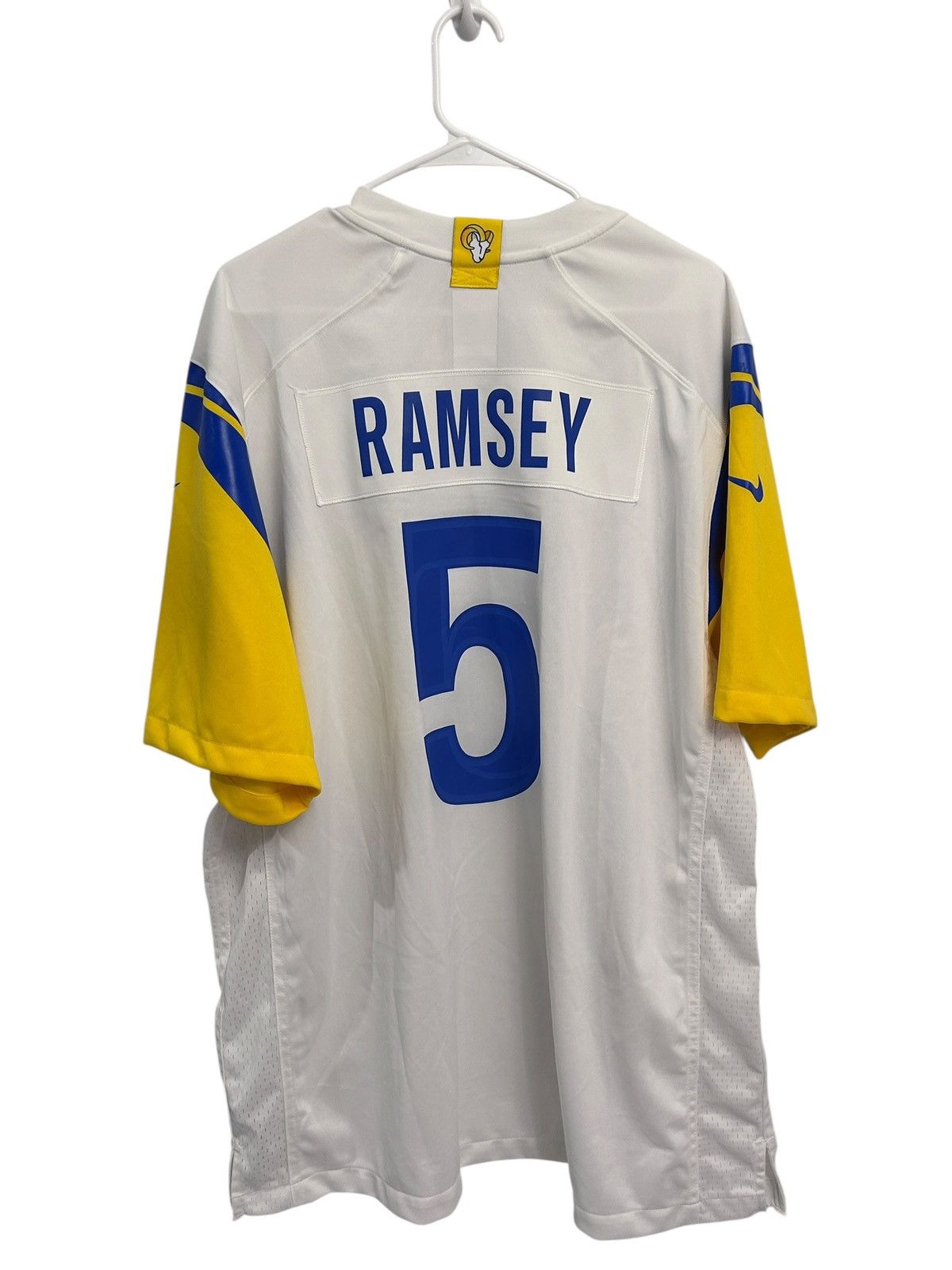 Nike Jalen Ramsey Los Angeles Rams Nike Vapor Limited Jersey XXL Size US XXL / EU 58 / 5 - 5 Thumbnail