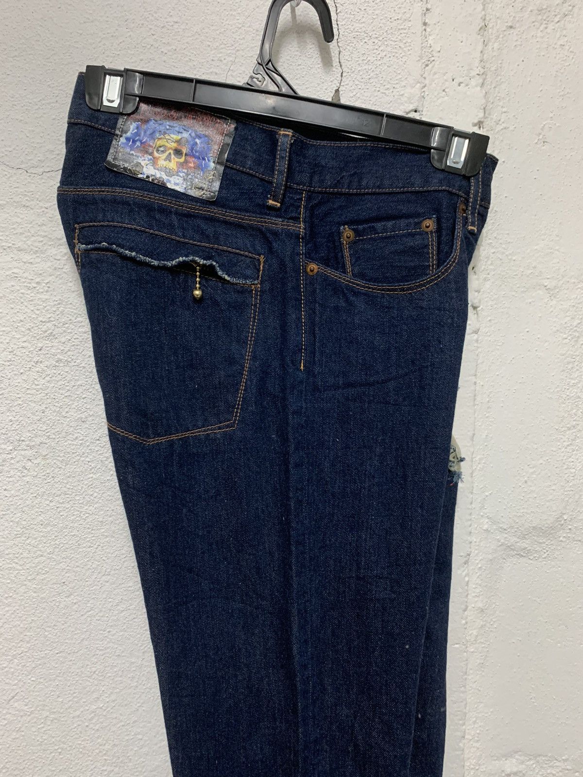Japanese Brand × Jean Punk ripped zipper leg denim Size 30" / US 8 / IT 44 - 10 Thumbnail