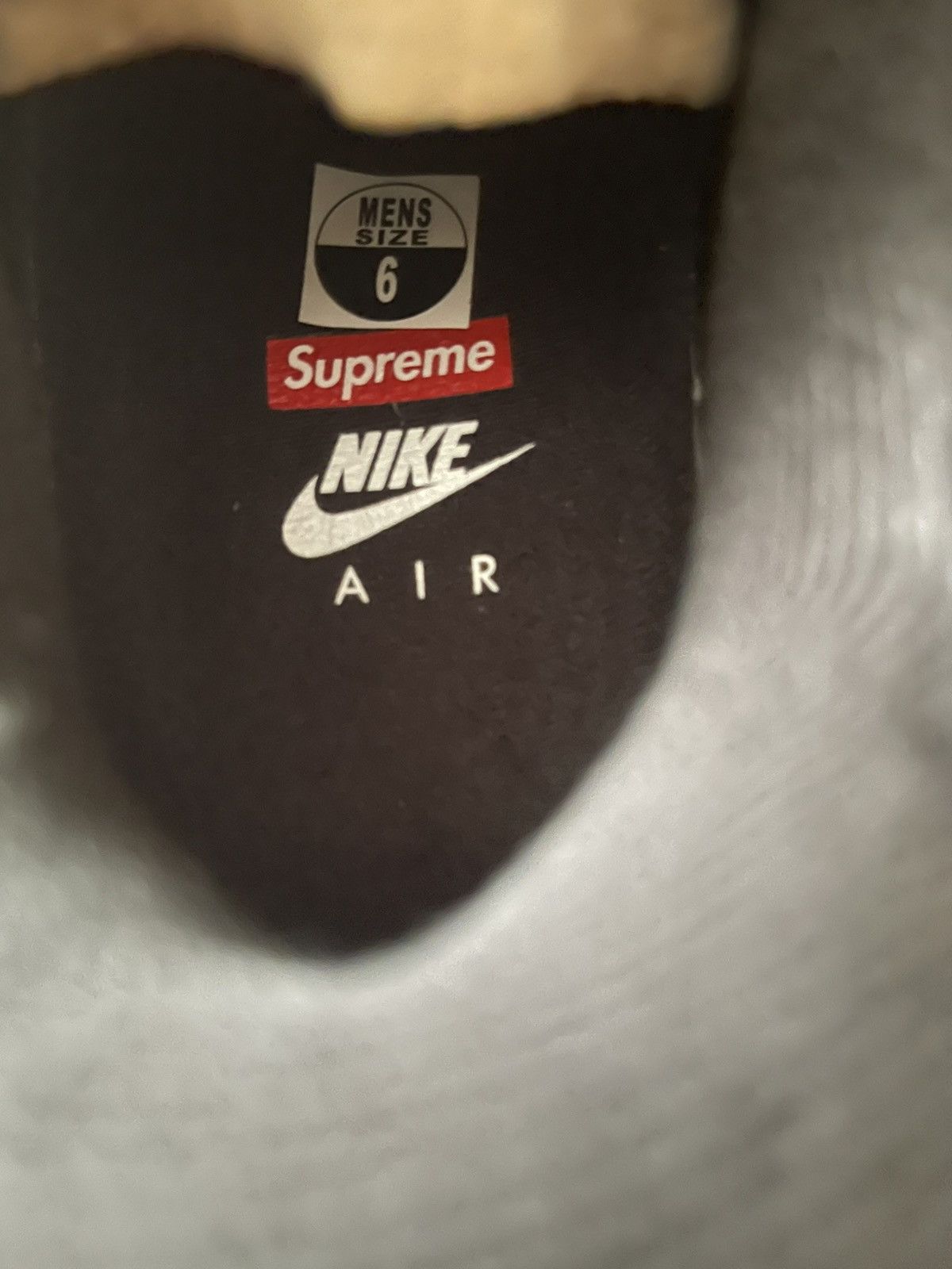 Nike × Supreme *New* Supreme x Nike Air Force 1 Low SP Black Size US 6 / EU 39 - 5 Thumbnail