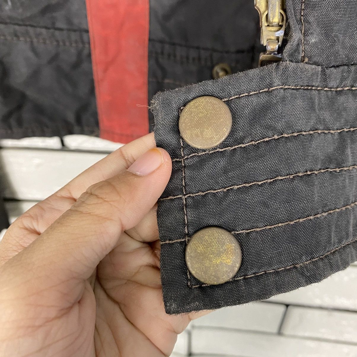 Belstaff 📌Vintage Cropped Wax Zipper Jacket Belstaff Weatherproof Size US S / EU 44-46 / 1 - 17 Thumbnail