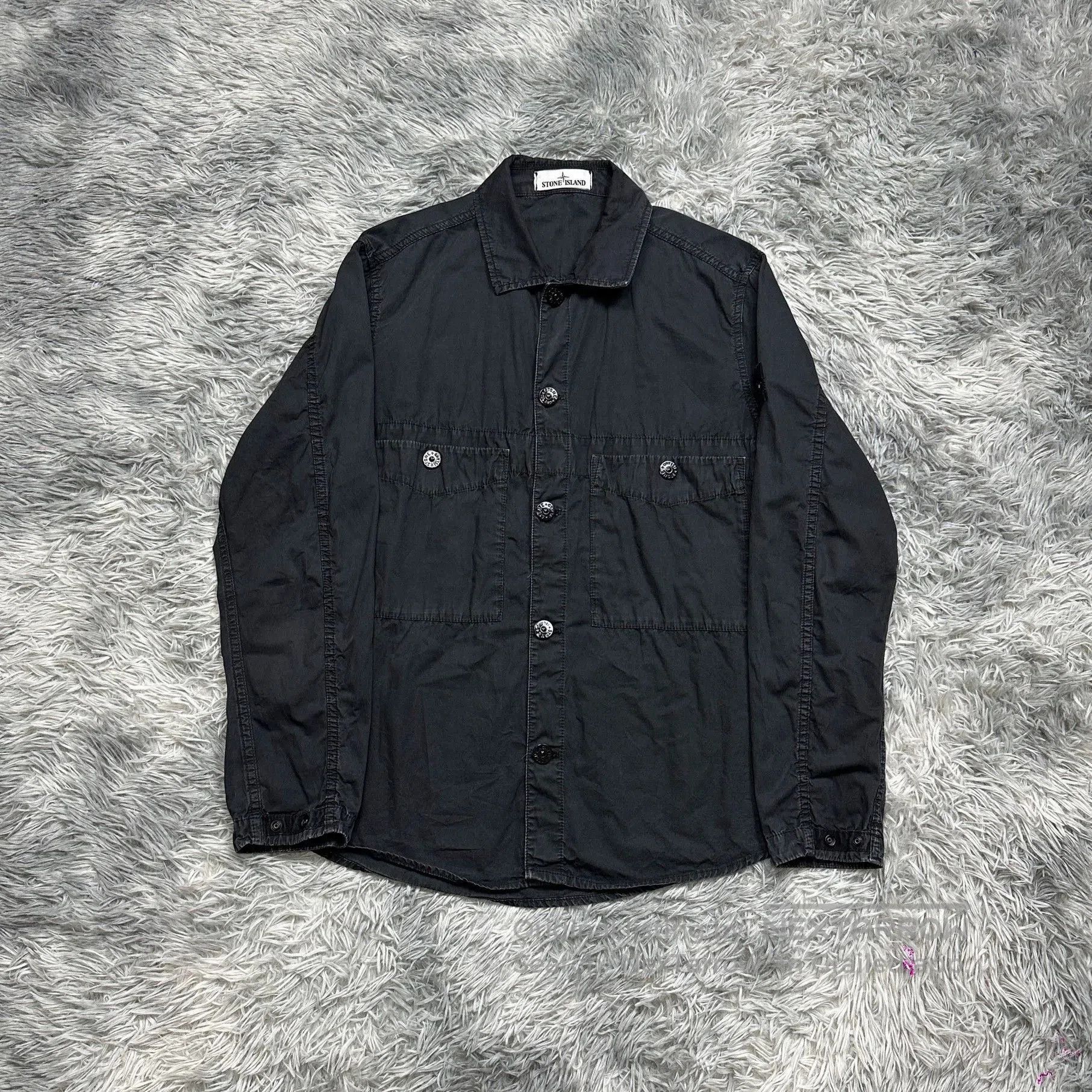 Stone Island stone island washed casual button jacket. Size US M / EU 48-50 / 2 - 1 Thumbnail