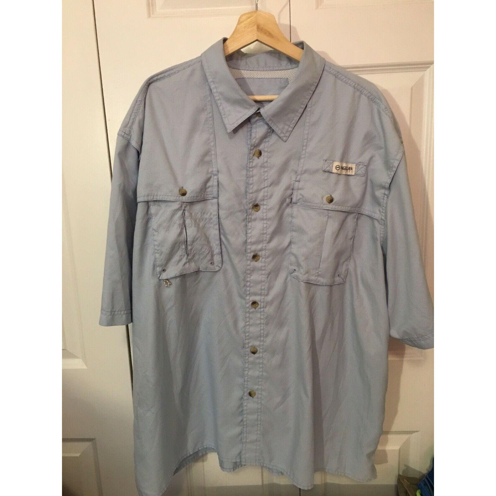 Other MAGELLAN OUTDOORS MEN’S Sz 2XL VENTED SHIRT BLUE Size US XXL / EU 58 / 5 - 4 Thumbnail