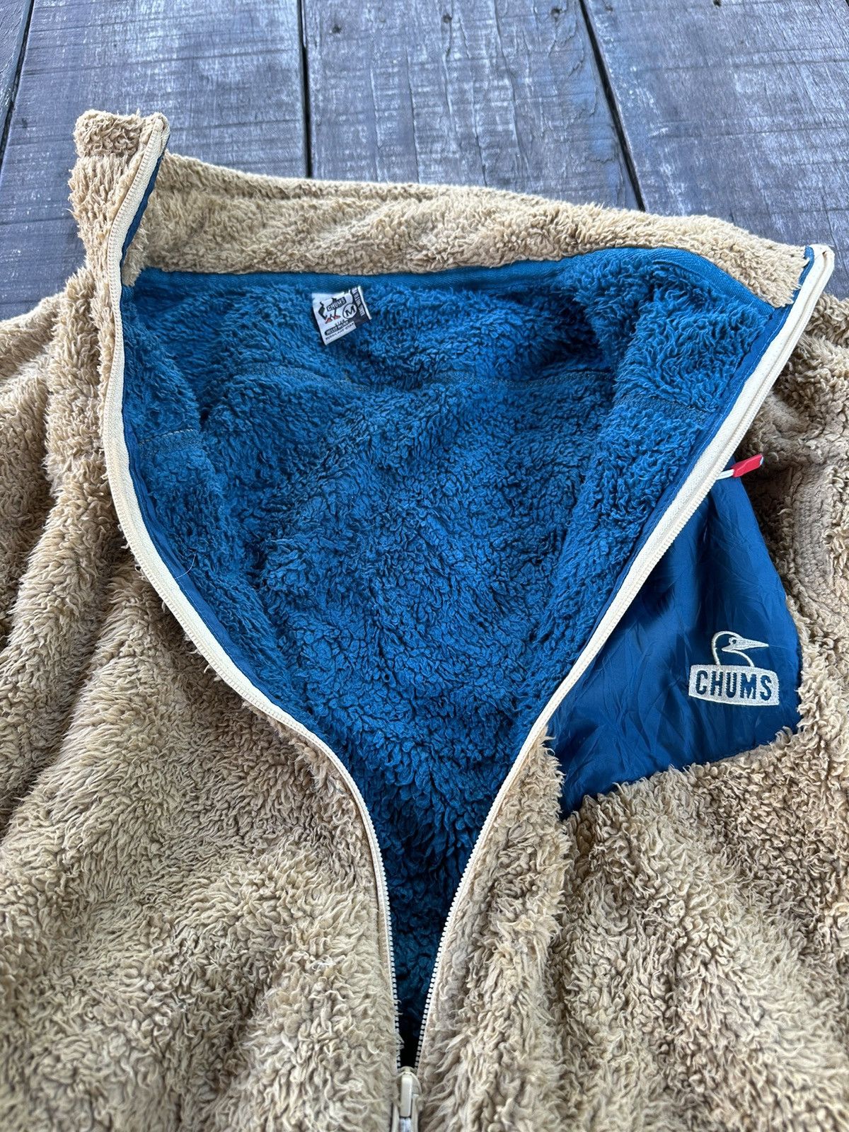 Chums fleece sherpa full zipper