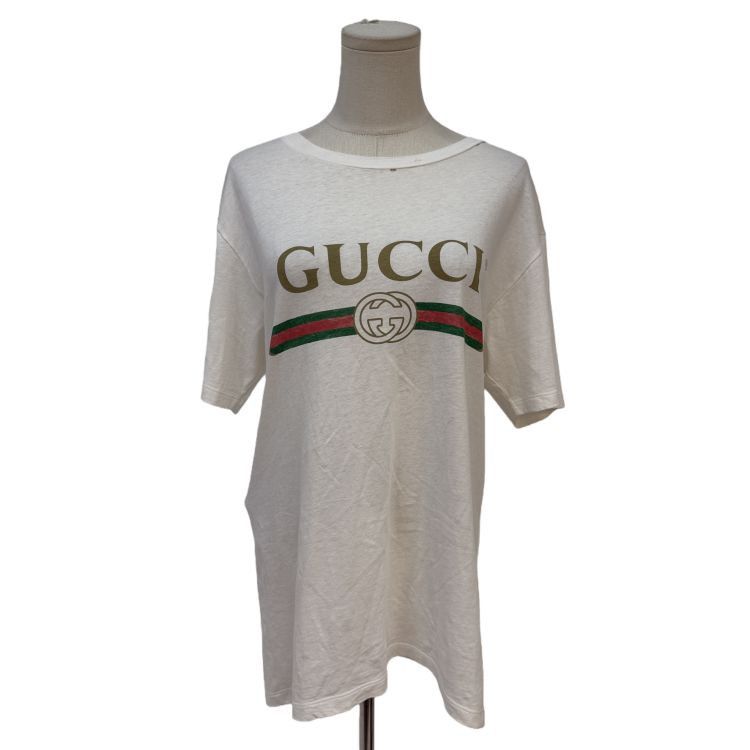 Gucci Gucci Flower Logo Print T-Shirt Size XS Size US XS / EU 42 / 0 - 1 Thumbnail