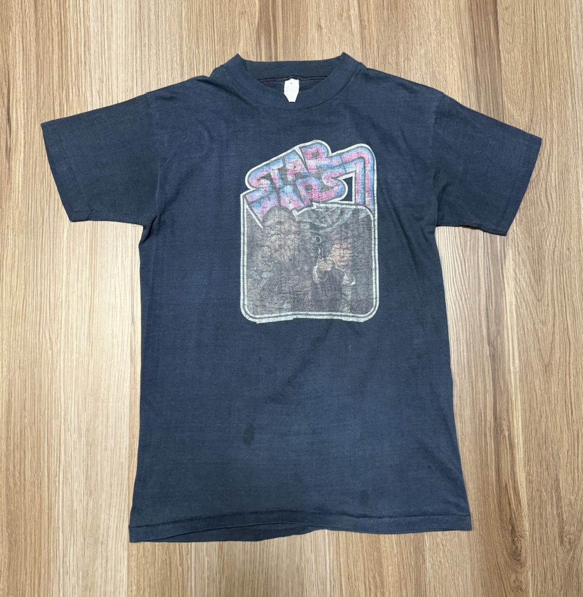 Star Wars ORIGINAL 70s Star Wars Vtg Movie Han Solo Chewbacca 1977 Size US M / EU 48-50 / 2 - 1 Thumbnail
