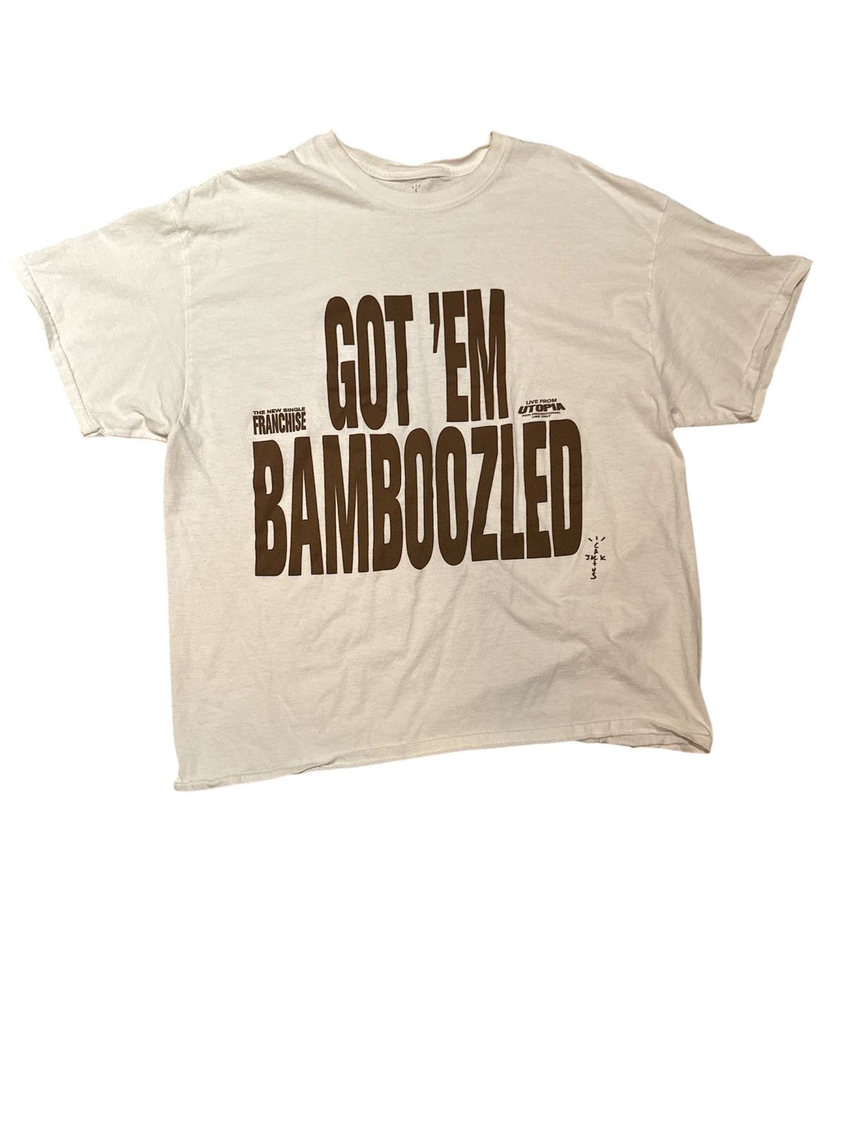 Travis Scott Travis Scott Bamboozeled tee Size US XL / EU 56 / 4 - 1 Thumbnail