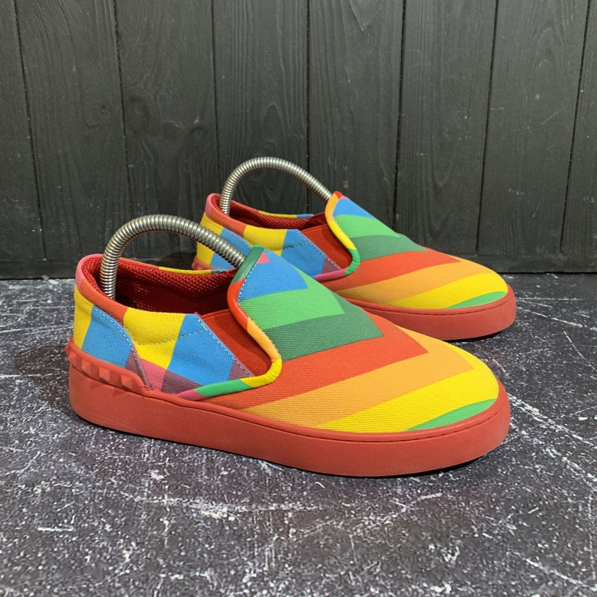 Valentino Valentino Garavani Rainbow Slip On size 38 Size US 8 / IT 38 - 3 Thumbnail