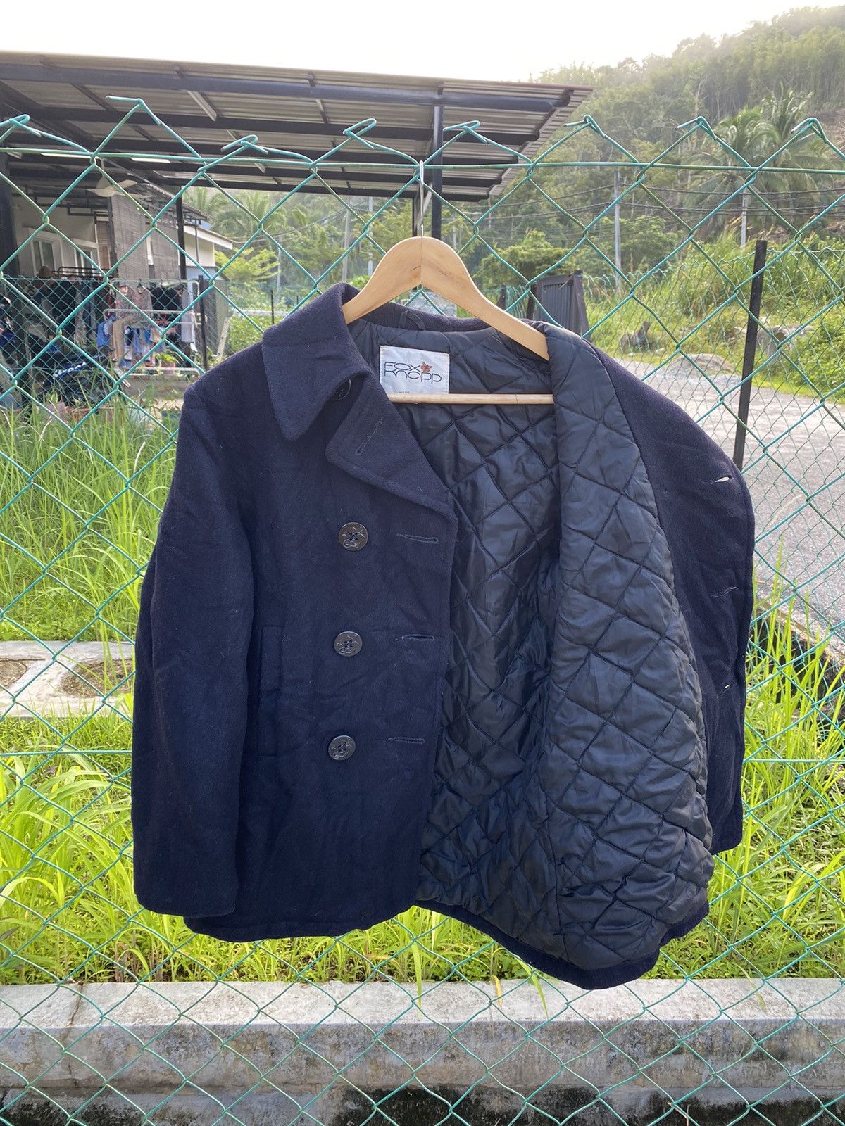 Vintage AW Vintage Fox Knapp peacoat jacket Size M / US 6-8 / IT 42-44 - 3 Thumbnail