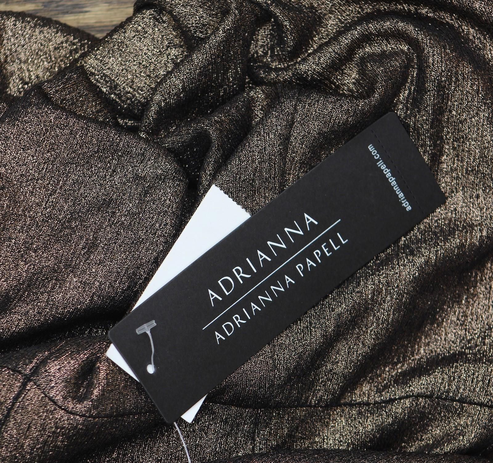Other Nwt Adrianna By Adrianna Papell Dress Black / Bronze 12 Size XL / US 12-14 / IT 48-50 - 3 Thumbnail
