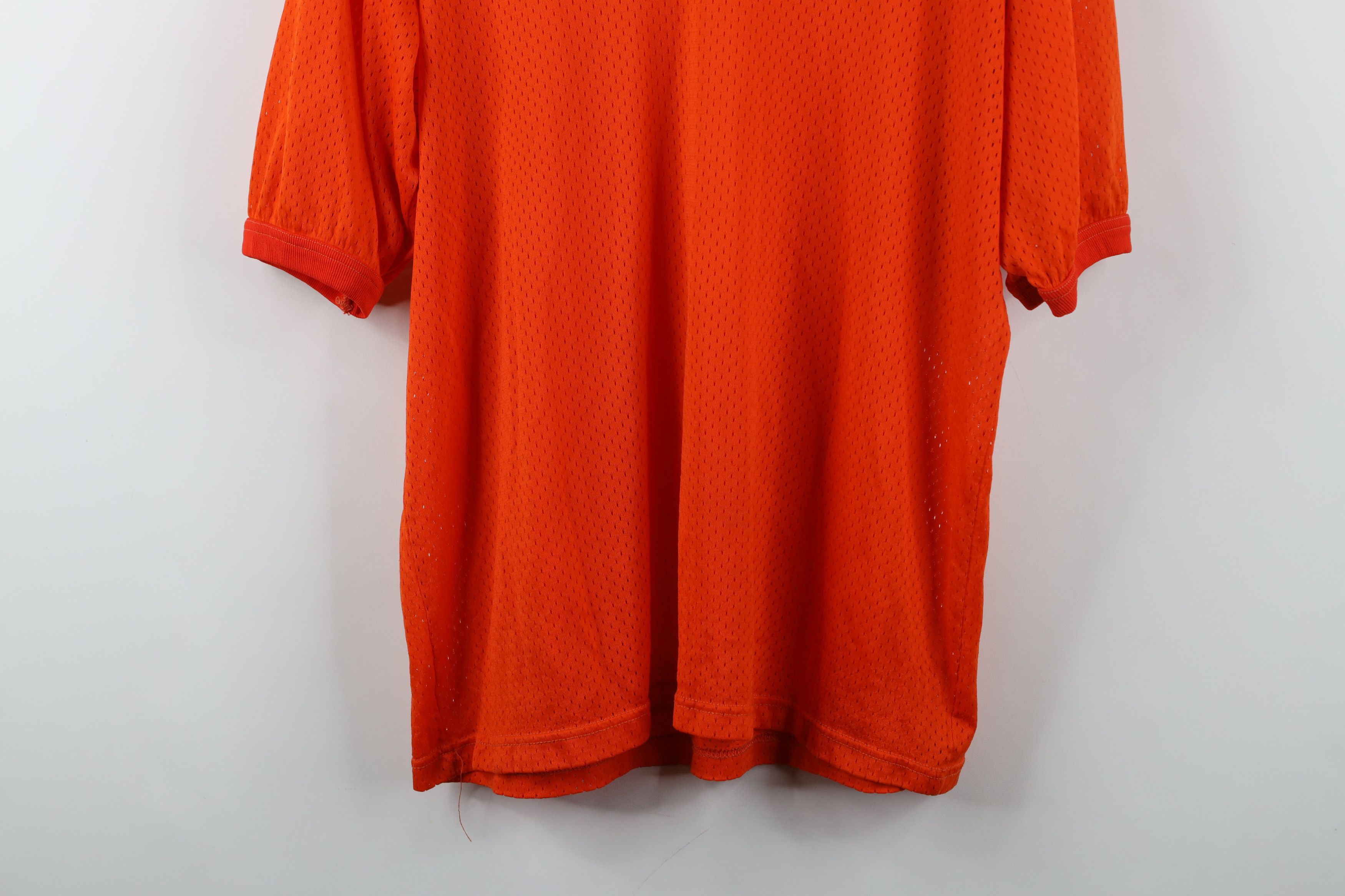 Vintage Vintage 70s Streetwear Mesh Short Sleeve Ringer T-Shirt USA Size US XL / EU 56 / 4 - 3 Thumbnail