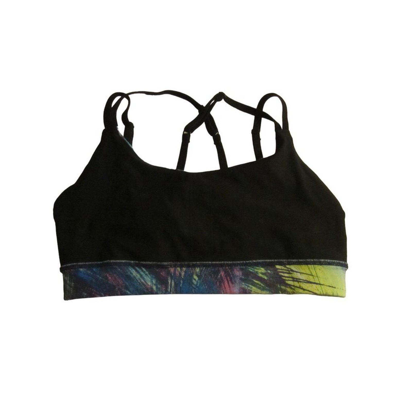 Other Y2K Abstract Print Crop Top Velvet Heart Strappy Festival Size ONE SIZE - 5 Thumbnail