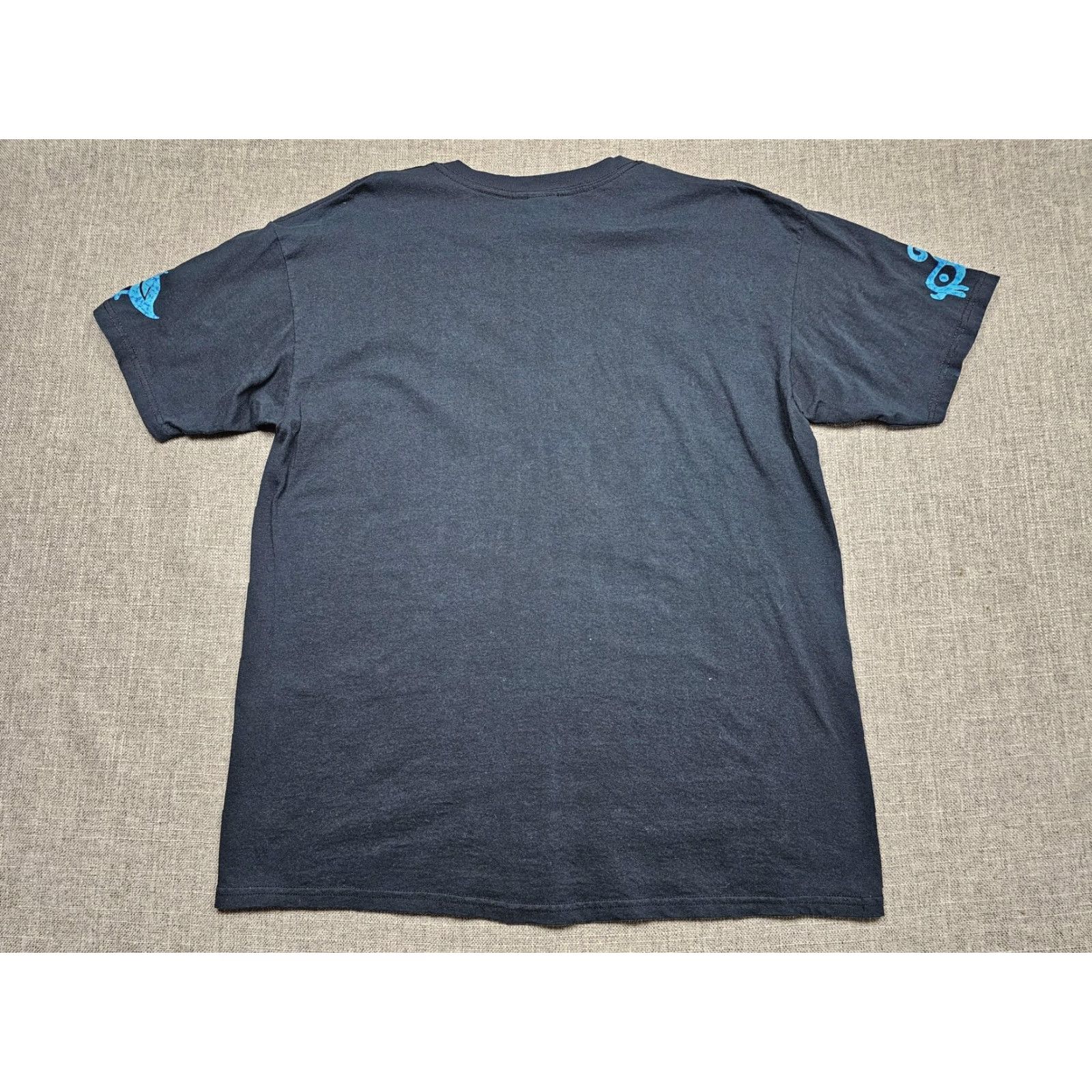 Anvil VINTAGE Kokopelli Shirt Mens XL Navy Blue Southwestern Graphic Tee Feather Size US XL / EU 56 / 4 - 2 Thumbnail