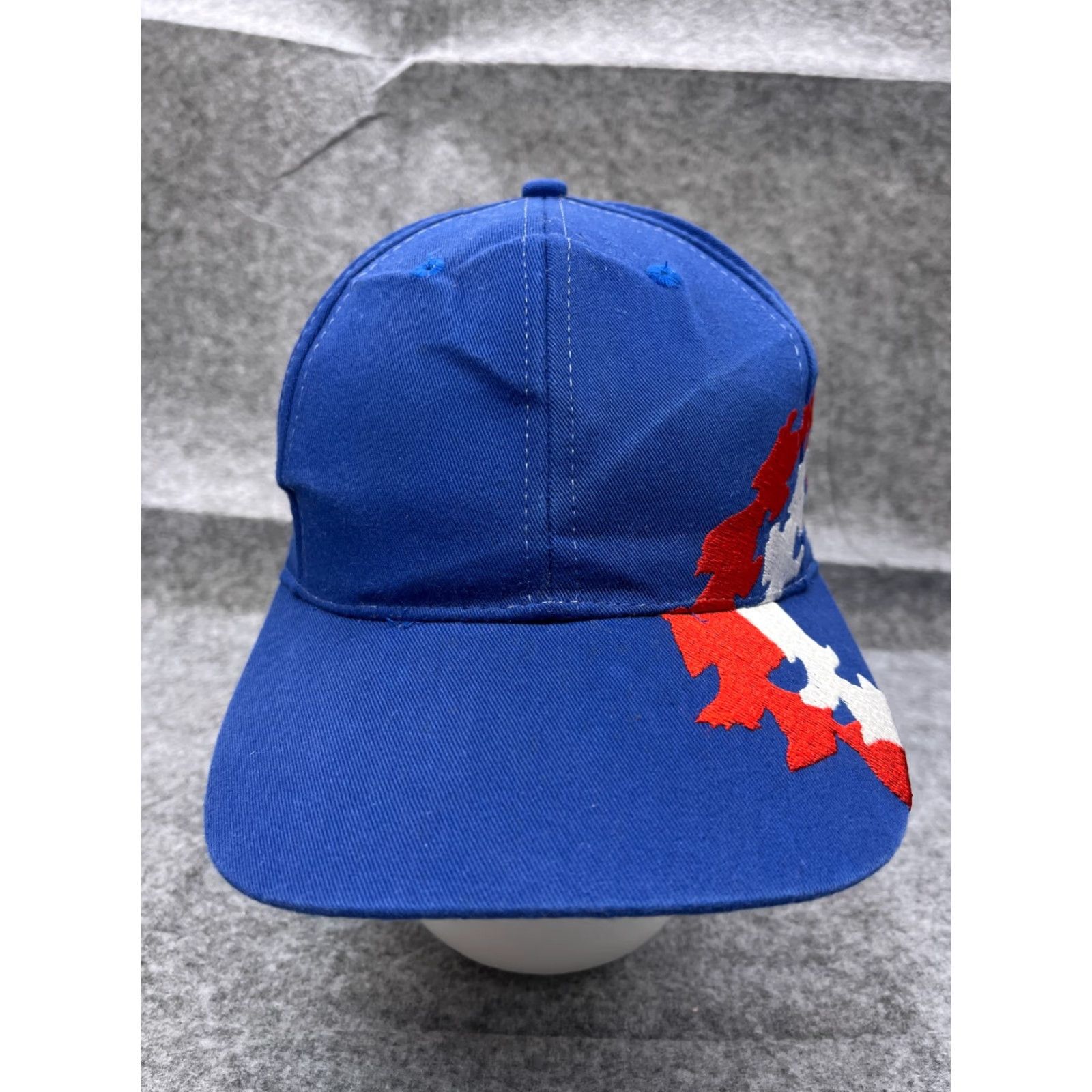 Vintage VINTAGE Nissin Hat Cap Strap Back Adult Blue Baseball Cap Hat/Cap Mens Adjustable Twill Cotton Polyester Cap Size ONE SIZE - 2 Thumbnail