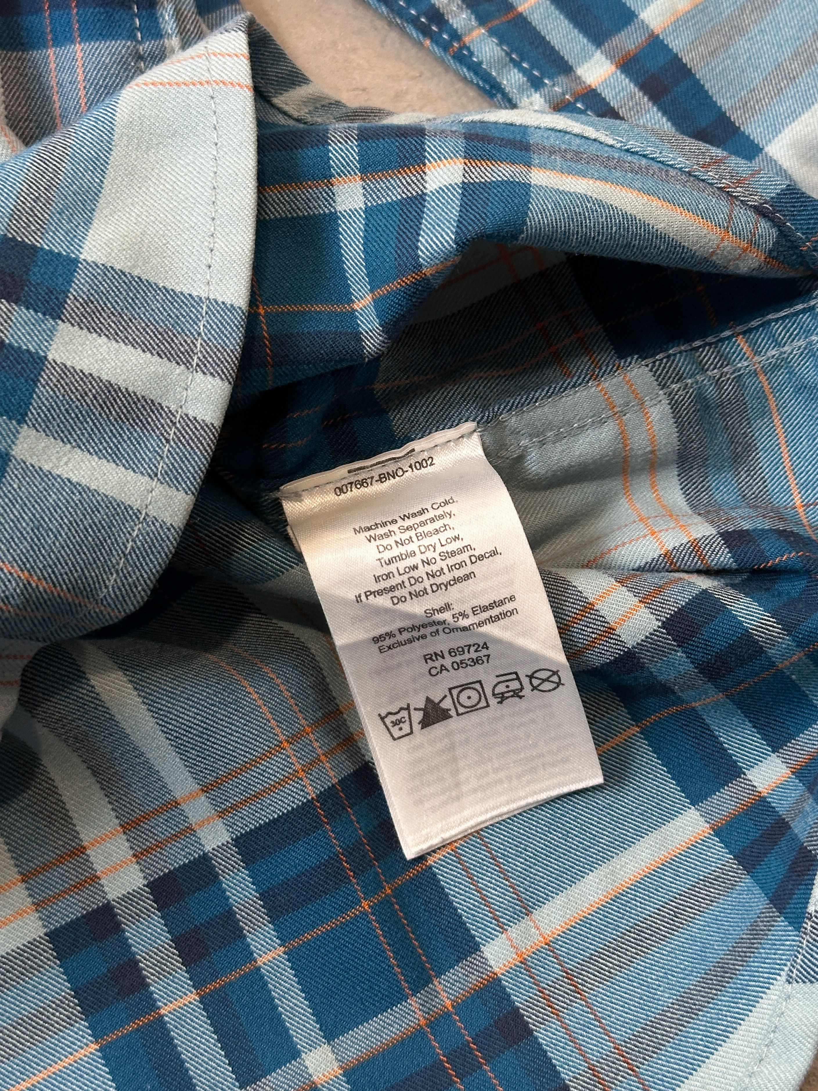 Mountain Hardwear Mountain Hardwear Blue Check Shirt Size US L / EU 52-54 / 3 - 7 Thumbnail
