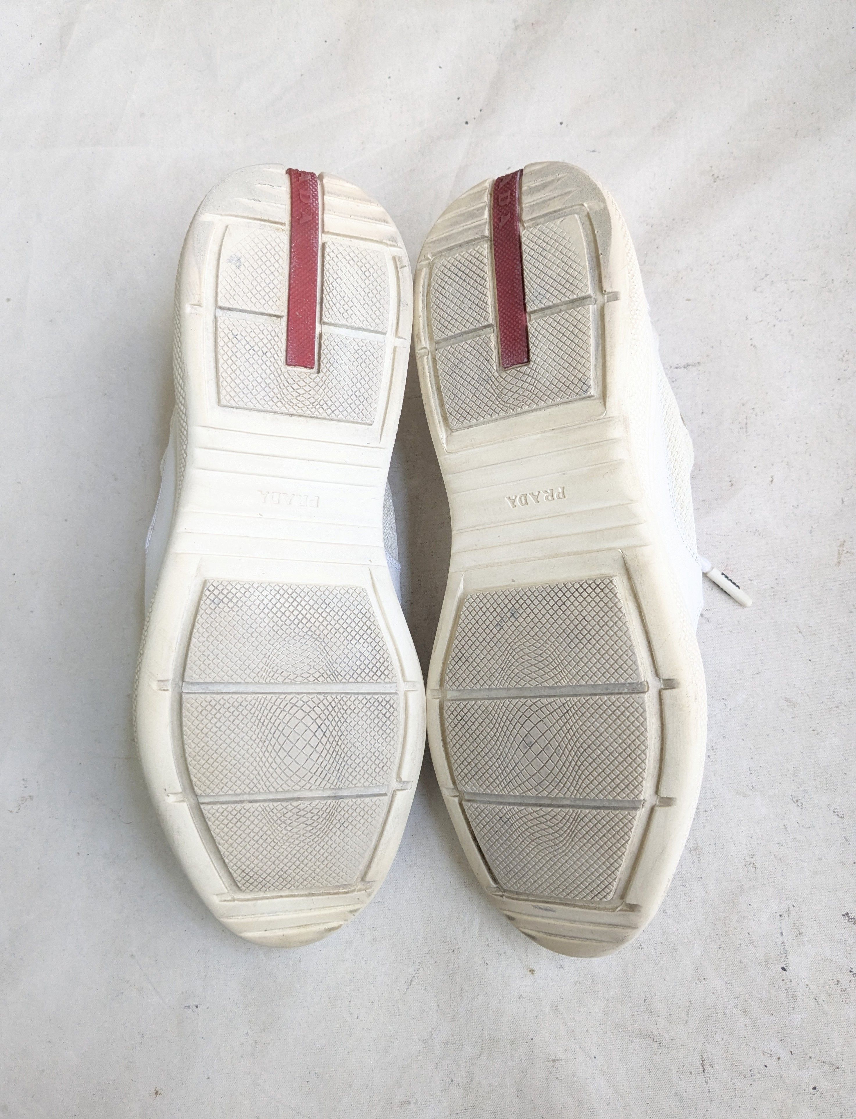 Prada Prada America's Cup White 8 Leather Low Top Size US 8 / EU 41 - 13 Thumbnail