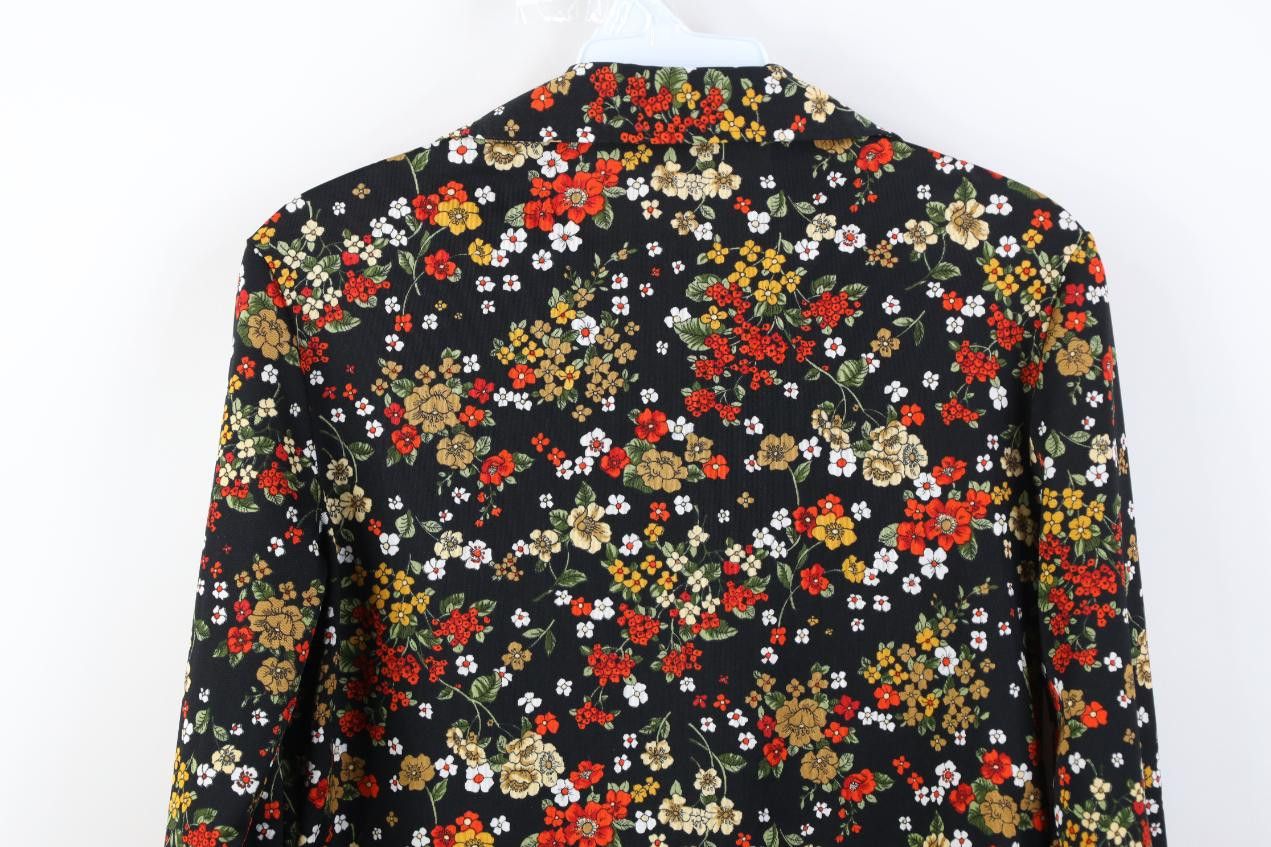 Vintage Vintage 60s 70s Mid Century Modern MCM Flower Button Shirt Size M / US 6-8 / IT 42-44 - 10 Thumbnail