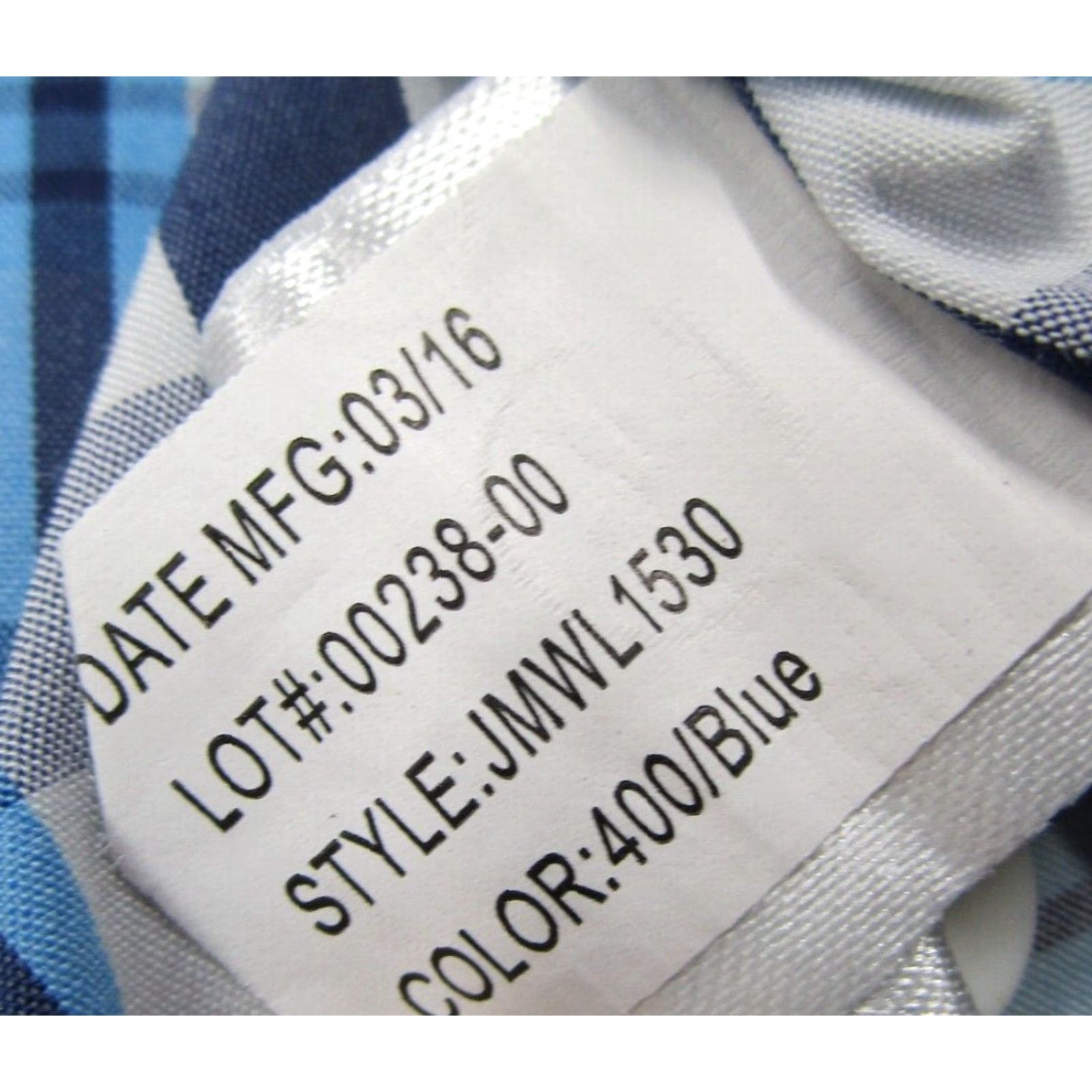johnnie-O johnnie-O Shirt Men Medium Blue Check PREP-FORMANCE Button-Up Casual Work Size US M / EU 48-50 / 2 - 4 Thumbnail