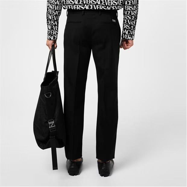 Versace o1g2r1mq0824 Wool Pants in Black Size US 32 / EU 48 - 5 Thumbnail