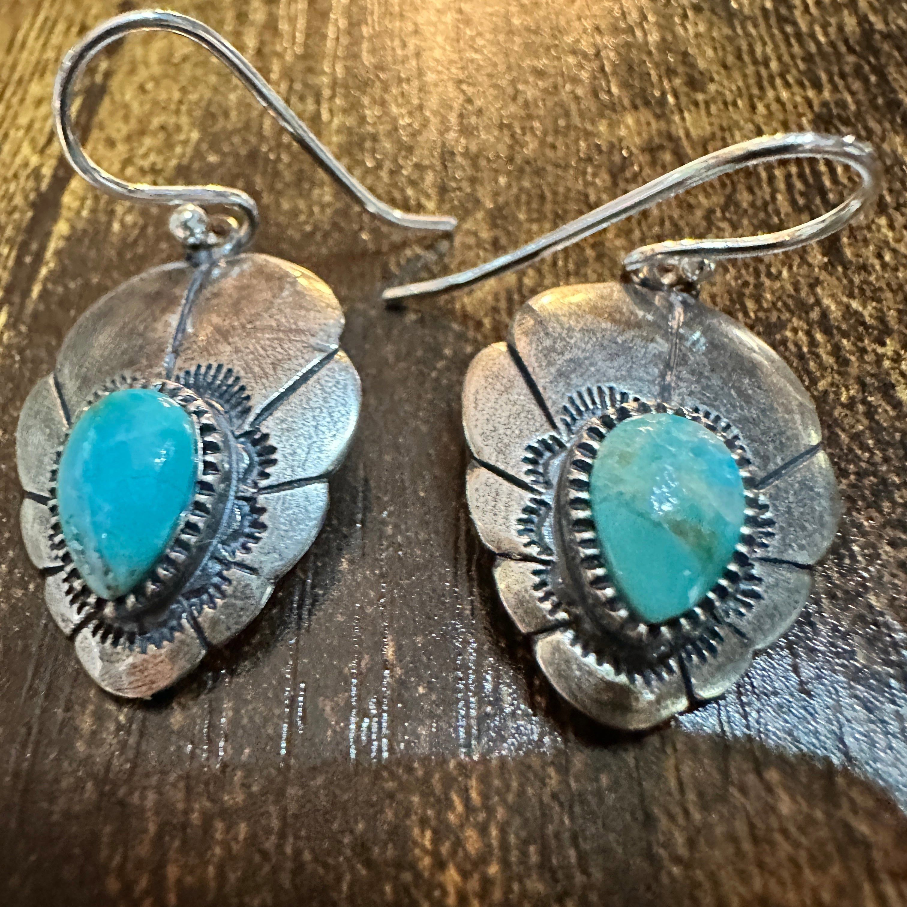 Other Native American Turquoise Dreamcatcher Wire Drop Earrings in Size ONE SIZE - 9 Thumbnail