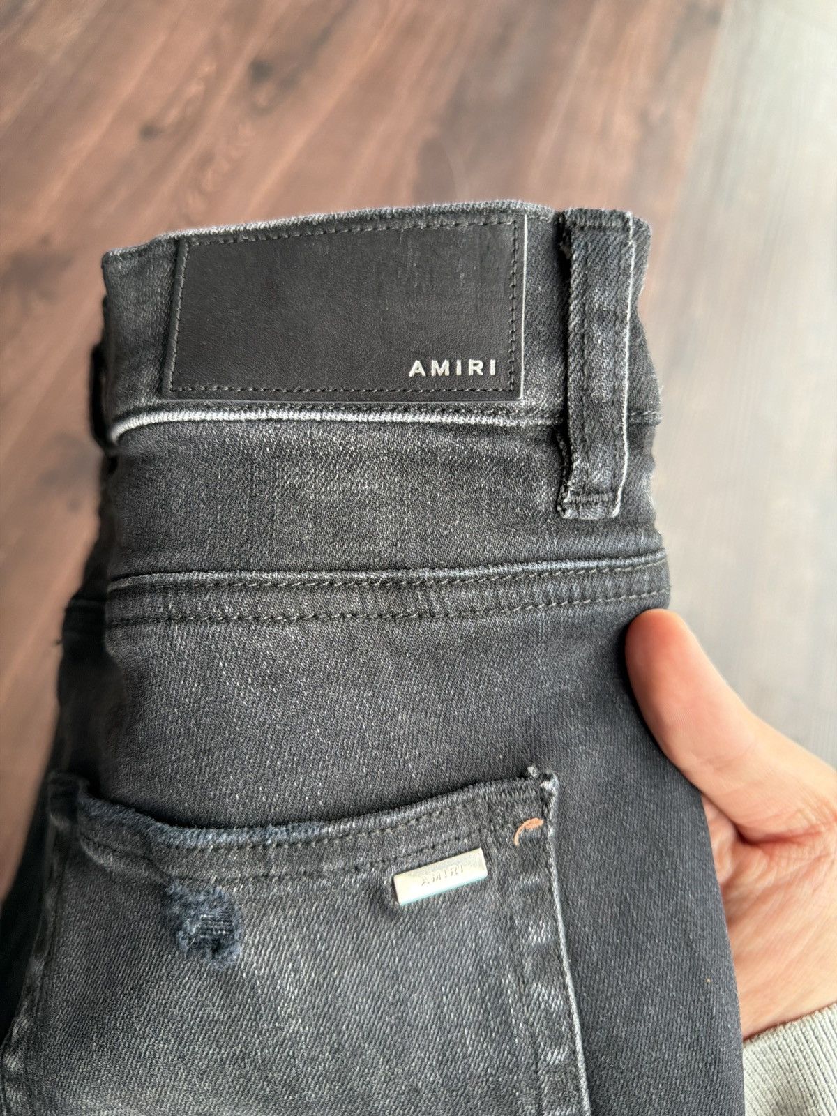 Amiri Amiri Black Cheetah Thrasher Size US 32 / EU 48 - 6 Thumbnail