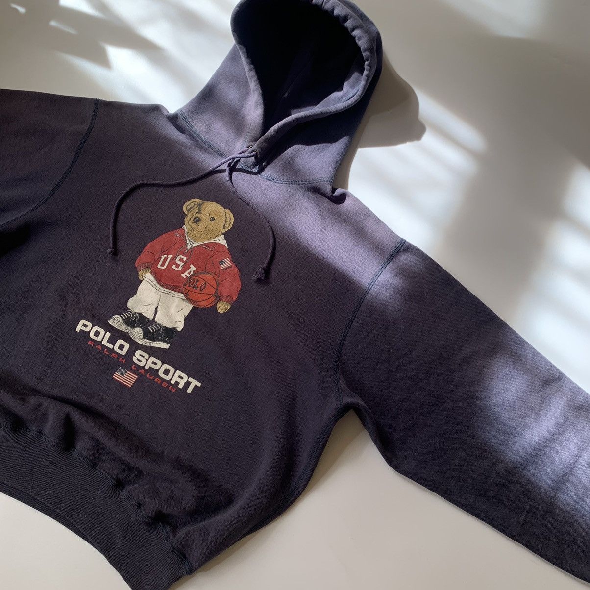VINTAGE POLO BEAR USA BY POLO SPORT RALPH LAUREN HOODIE