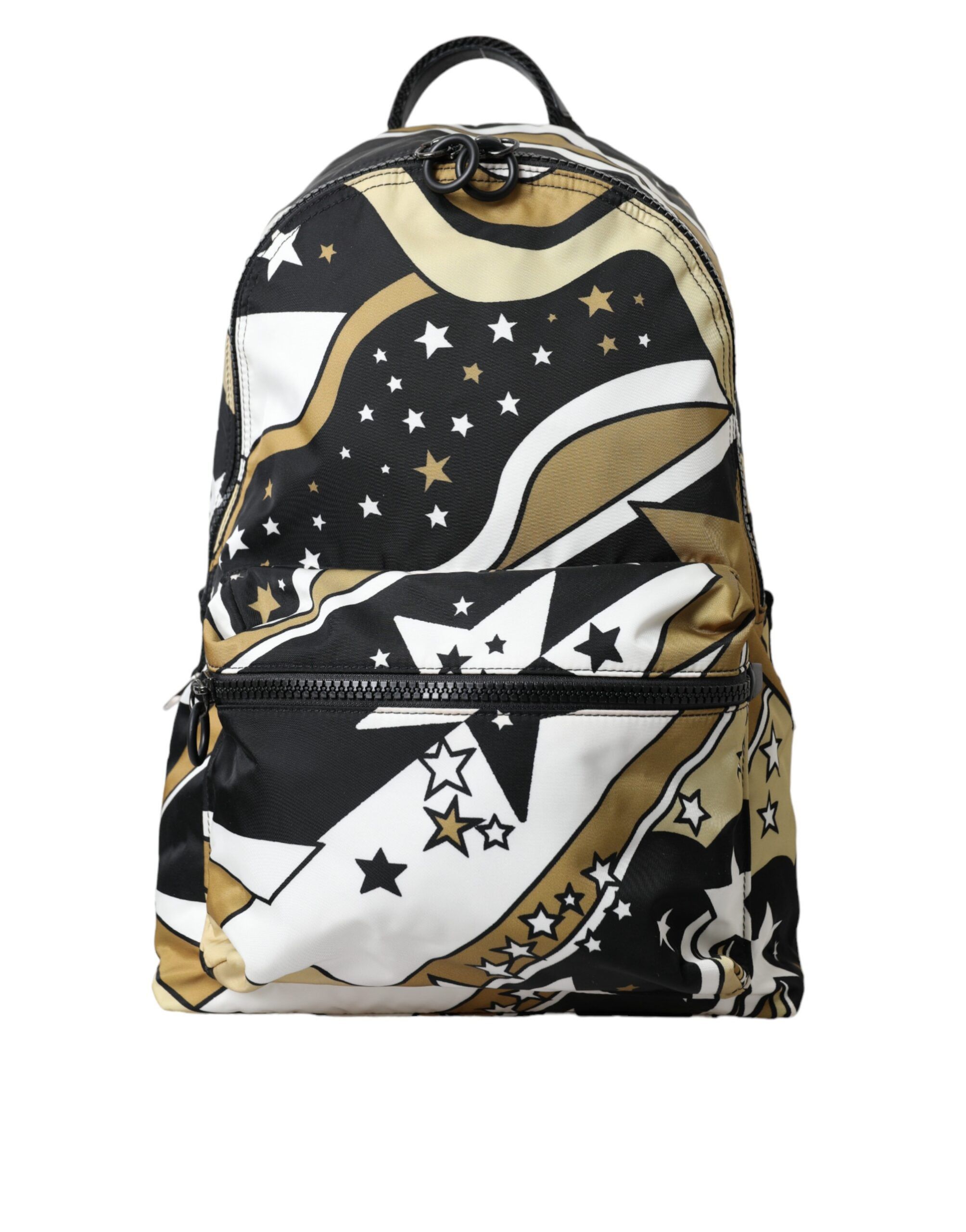 Dolce & Gabbana Multicolor Stripes Stars Nylon Backpack Men Men's Bag Size ONE SIZE - 1 Thumbnail
